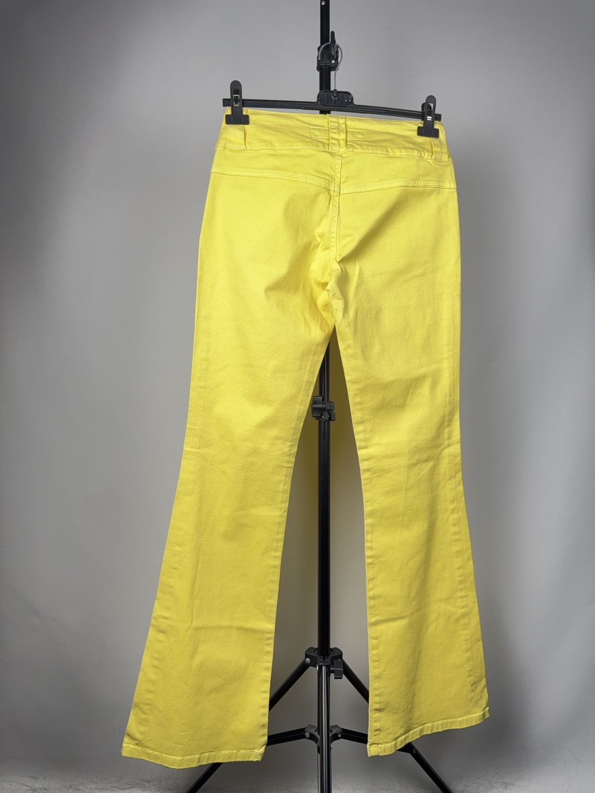 Japanese Brand Vntg 00s Fishbone Avant Garde Sk8 Y2K Flare Low Rise Pants Size 28" / US 6 / IT 42 - 10 Thumbnail