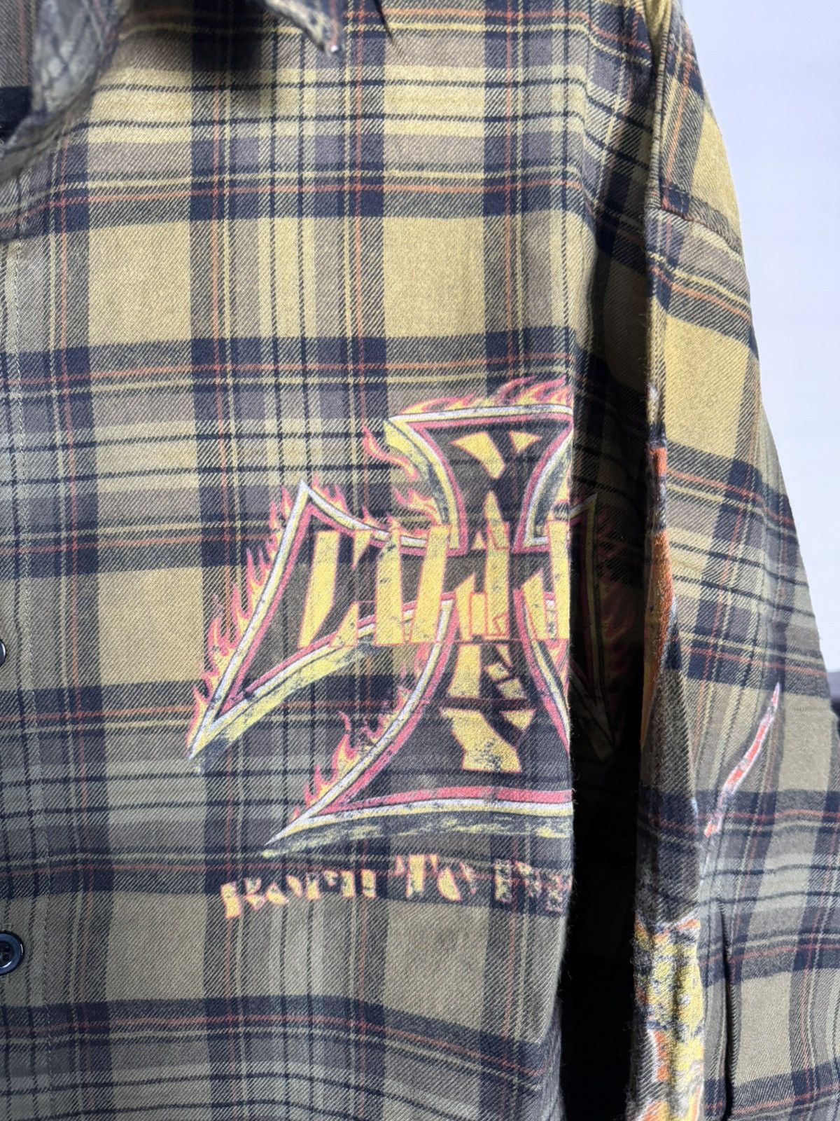 Vale Vale Forever Reborn Chopper Flannel Shirt Size US L / EU 52-54 / 3 - 2 Thumbnail