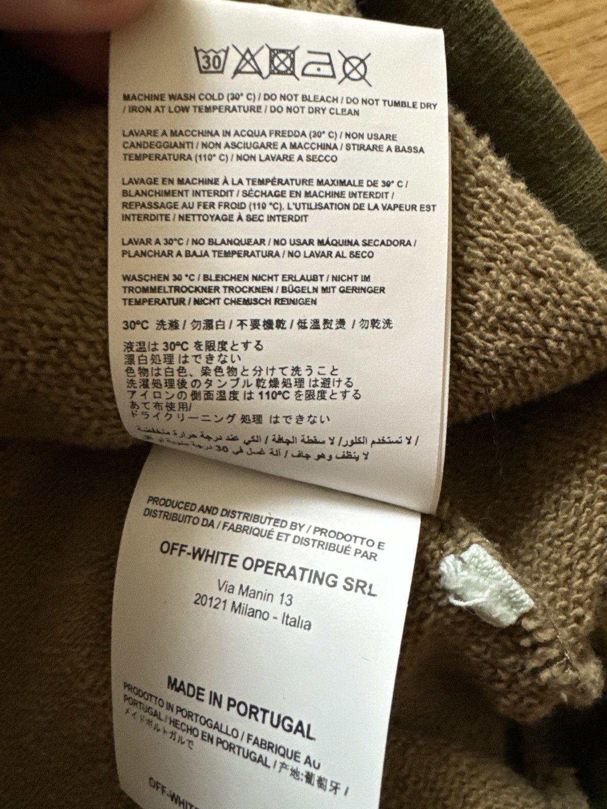 Off-White Off white Hoodie camo vintage Size US S / EU 44-46 / 1 - 7 Thumbnail
