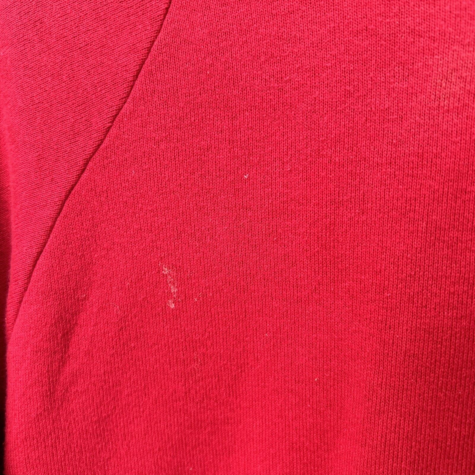 Fruit Of The Loom Fruit Of The Loom Vintage Red Blank Women’s Pullover Size M Size M / US 6-8 / IT 42-44 - 4 Thumbnail