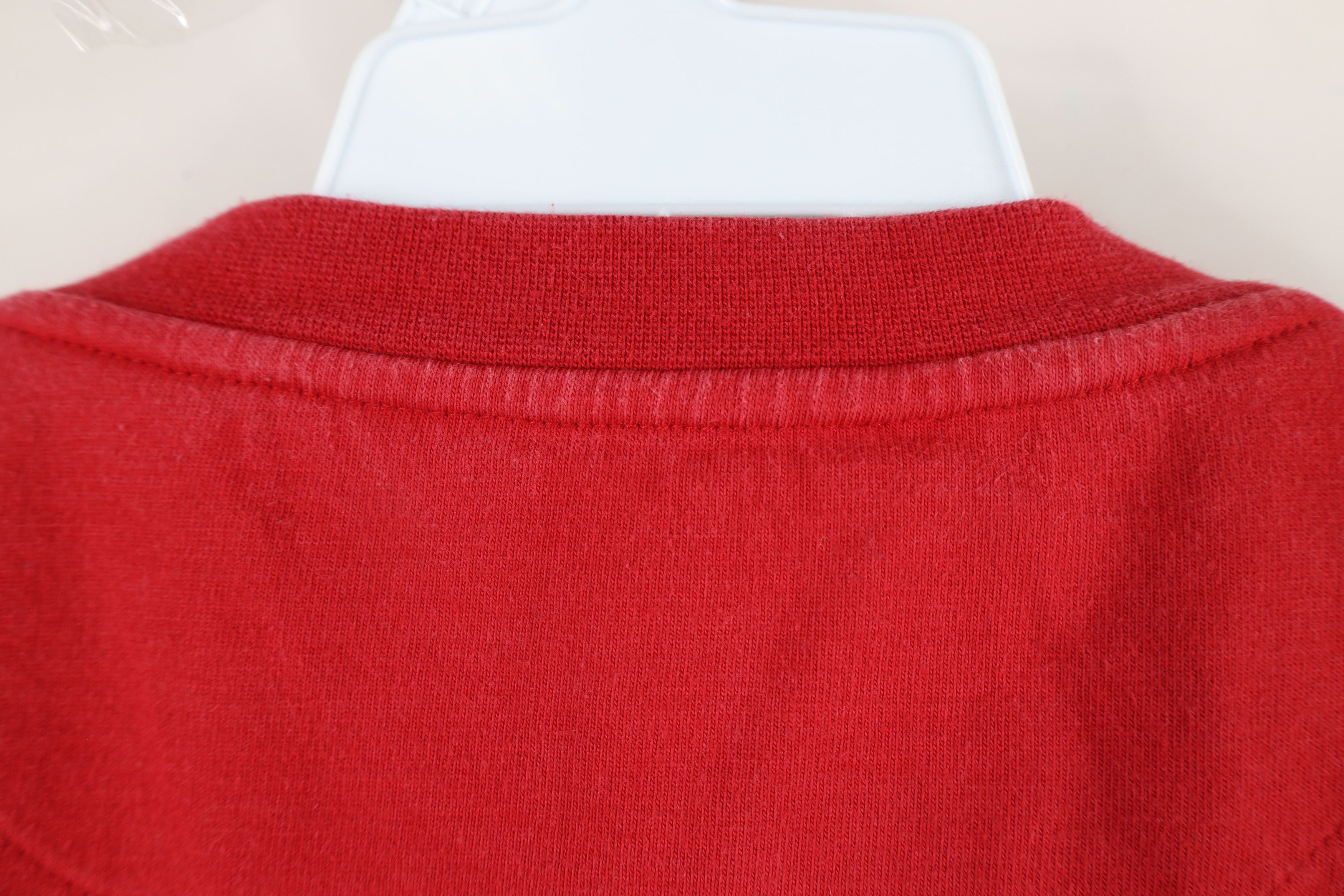 Big Mac × Vintage Vintage 90s Big Mac Workwear Heavyweight Henley T-Shirt Red Size US XXL / EU 58 / 5 - 7 Thumbnail