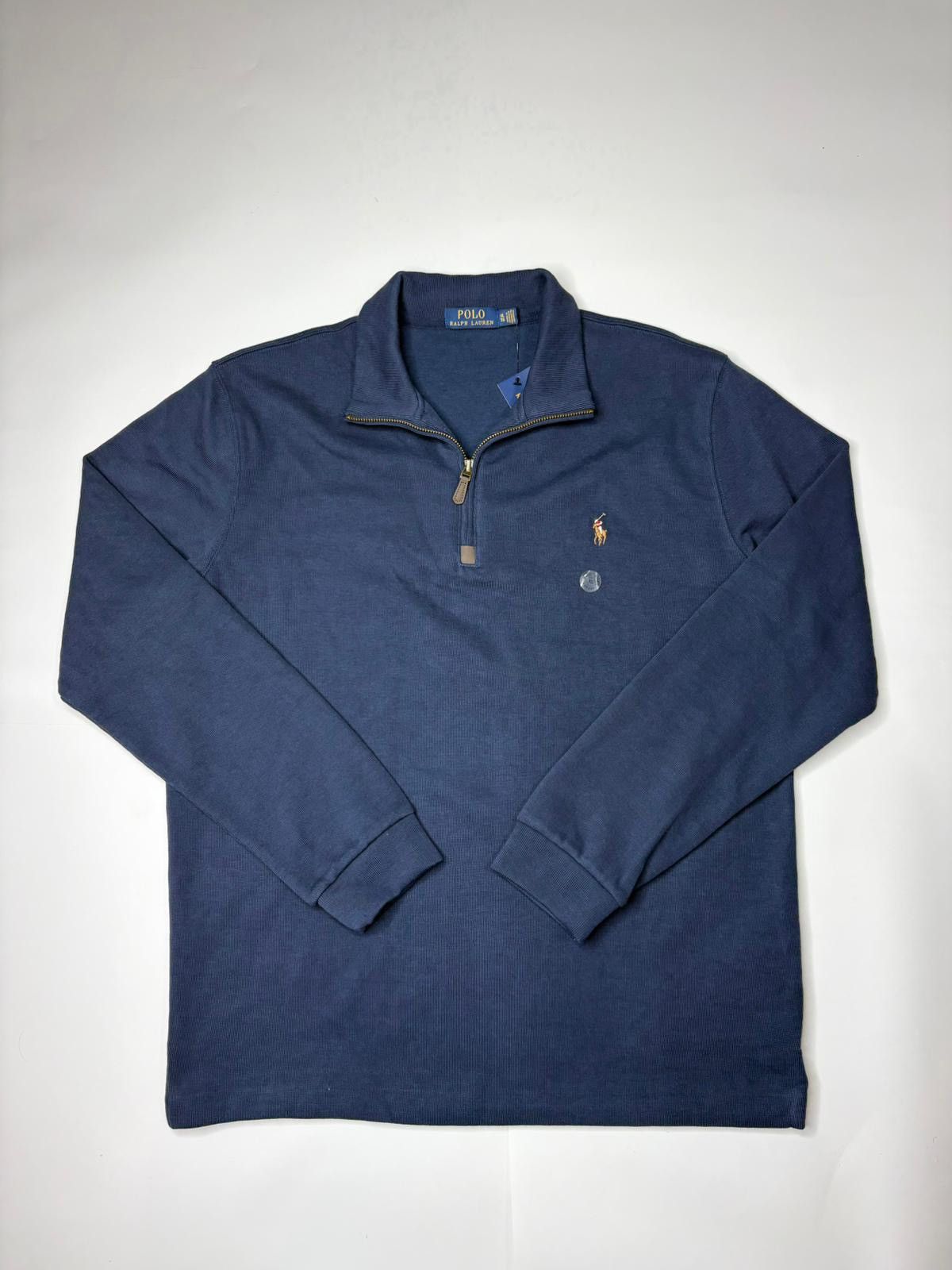 Ralph Lauren Ralph Lauren Quarter Zip Sweater Navy Blue Size US XL / EU 56 / 4 - 1 Thumbnail