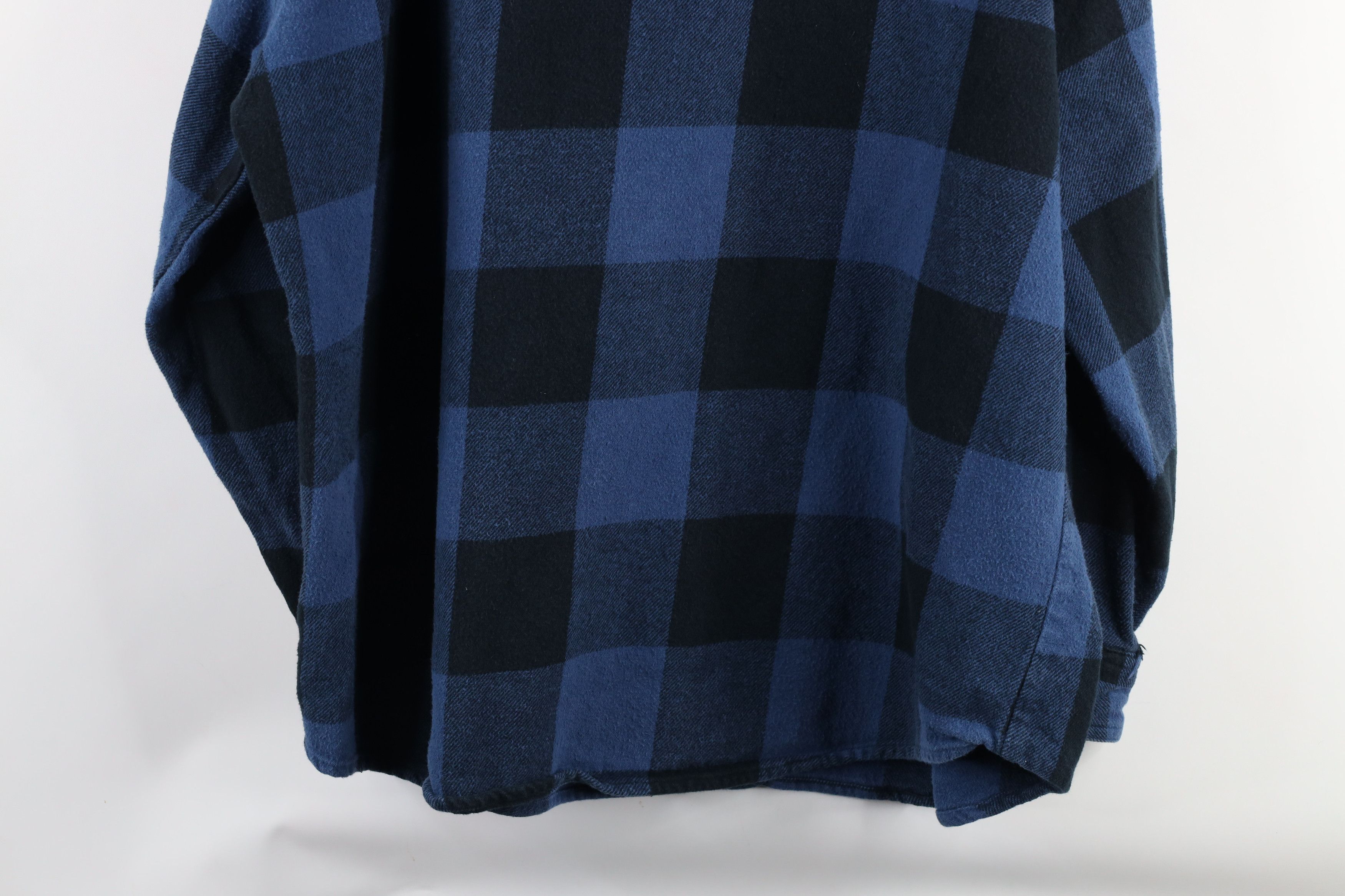 Vintage Vintage 90s Streetwear Heavyweight Button Shirt Plaid Size US XXL / EU 58 / 5 - 11 Thumbnail