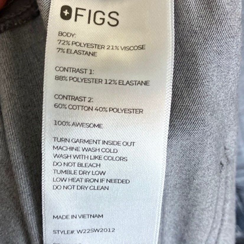 Vintage Figs Womens Pants Gray Zamora Jogger Technical Collection Stretch 2XL Size 40" / US 18 - 4 Thumbnail