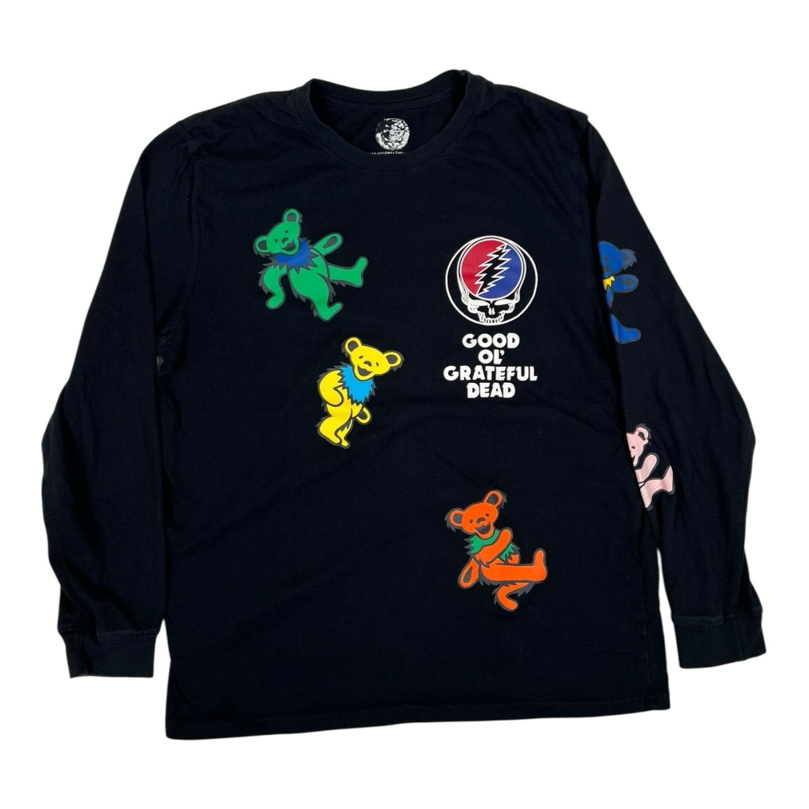 Good Ol’ Grateful Dead Black Long Sleeve Men's T-Shirt Danci