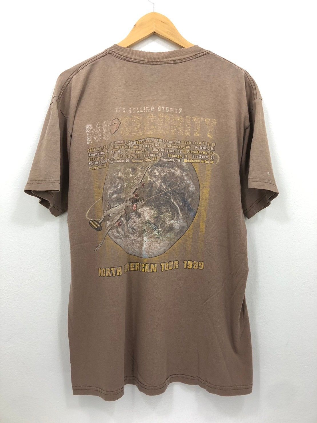 Vintage Vintage 99's The Rolling Stones No Security American Tour BN Size US L / EU 52-54 / 3 - 3 Thumbnail