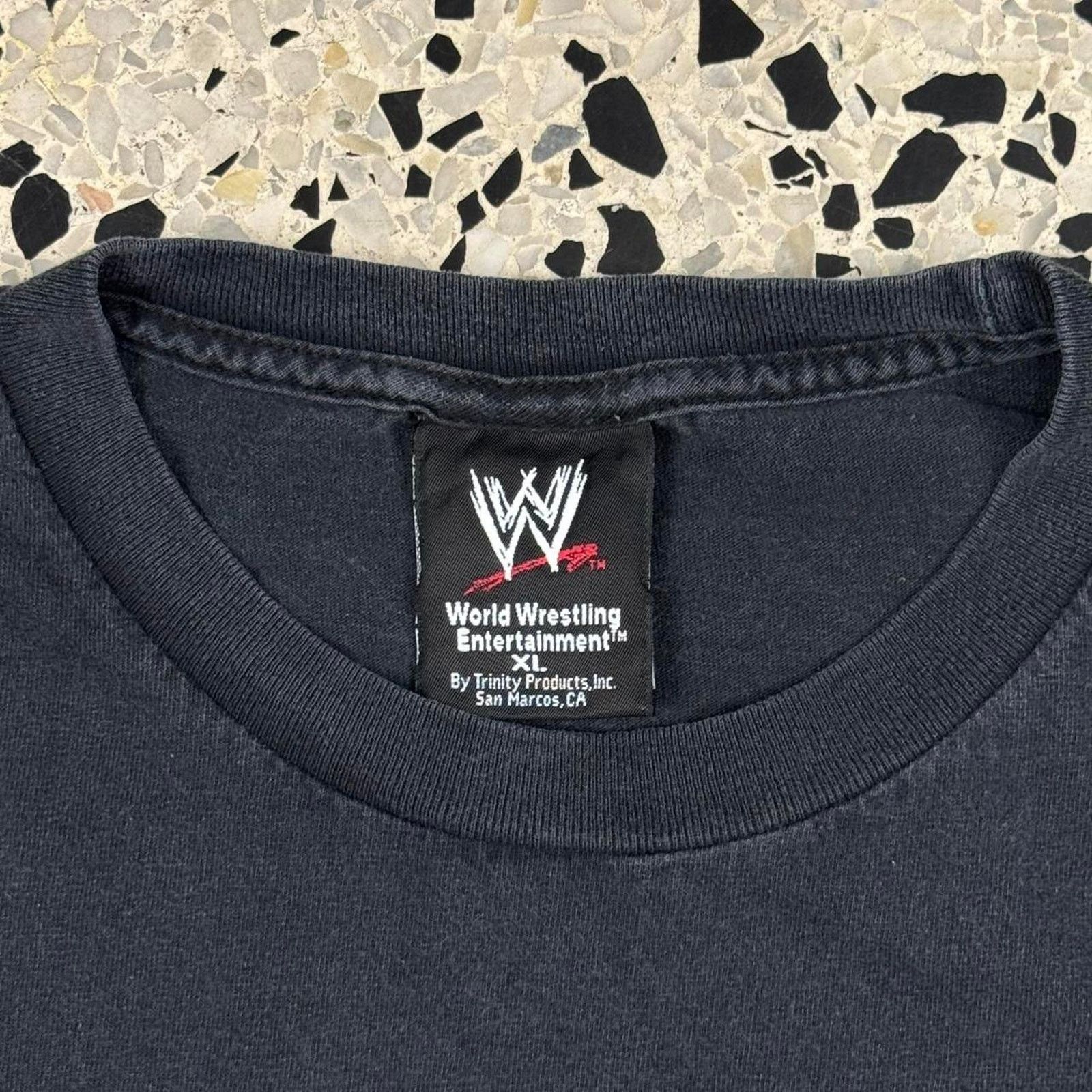 Vintage VINTAGE Y2K 2002 WWE TRIPLE H THE GAME RULES SKULL TEE: Size US XL / EU 56 / 4 - 4 Thumbnail