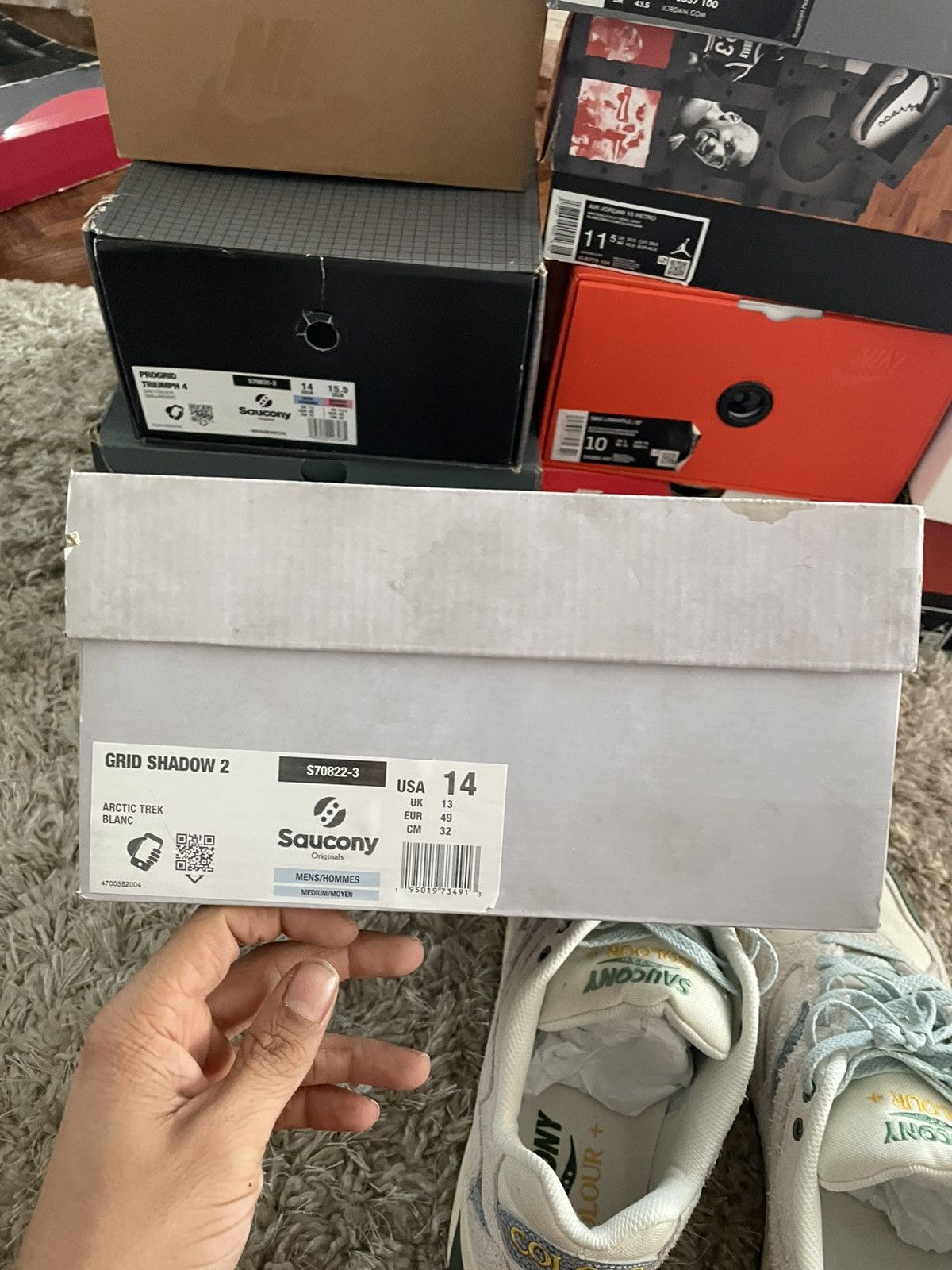 Saucony Colour Plus Companie x Saucony Grid Shadow 2 Artic Trek Size US 14 / EU 47 - 12 Thumbnail
