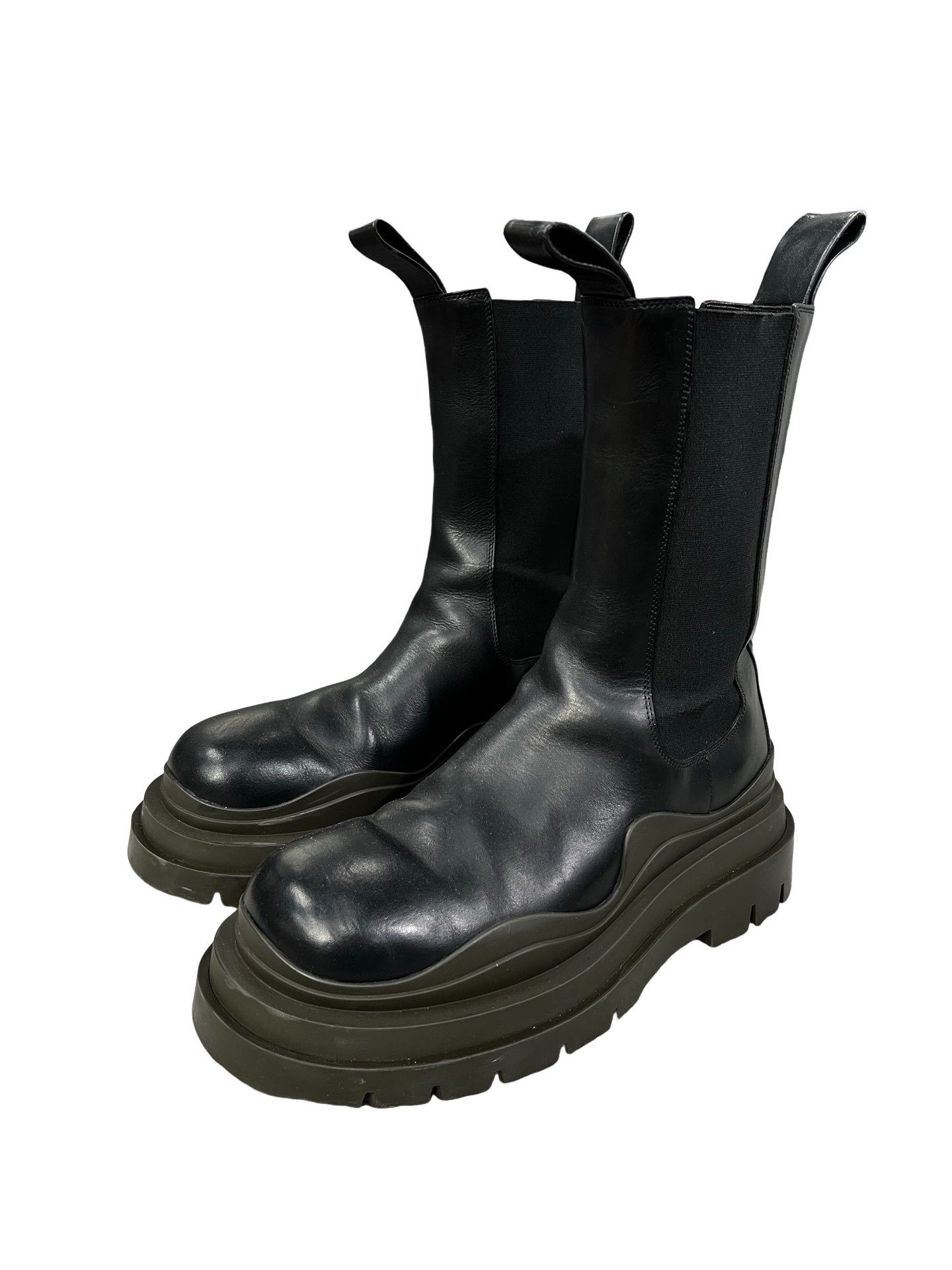 Bottega Veneta Bottega Veneta Tire Chelsea Boots Size US 8 Size US 8 / EU 41 - 1 Thumbnail