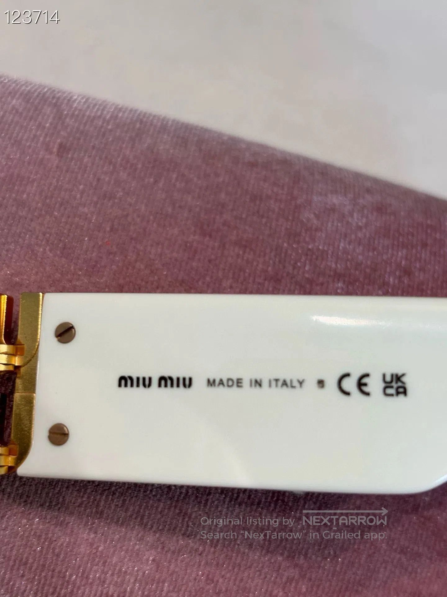 Miu Miu Miu Miu Cat. Size ONE SIZE - 5 Thumbnail