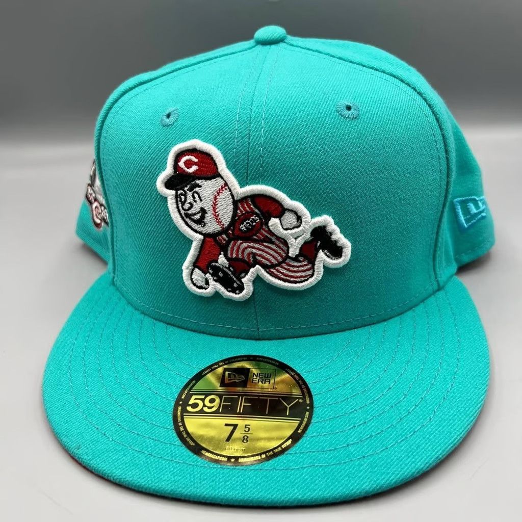 New Era Cincinnati Reds Hat Men 7 5/8 59Fifty New Era Fitted Cap Size ONE SIZE - 3 Thumbnail