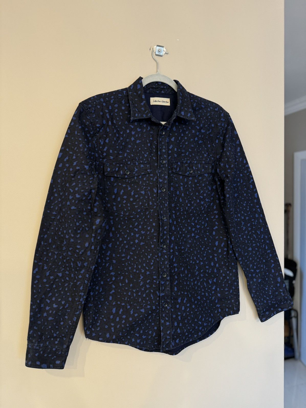 Libertine-Libertine Libertine Libertine overshirt jacket navy howl over shirt Size US M / EU 48-50 / 2 - 2 Thumbnail