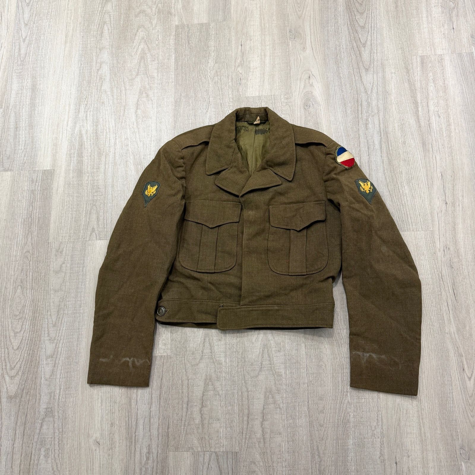 Vintage Vintage US Army Ike Field Jacket Size 36R Virgin Wool Combat Size US S / EU 44-46 / 1 - 1 Thumbnail