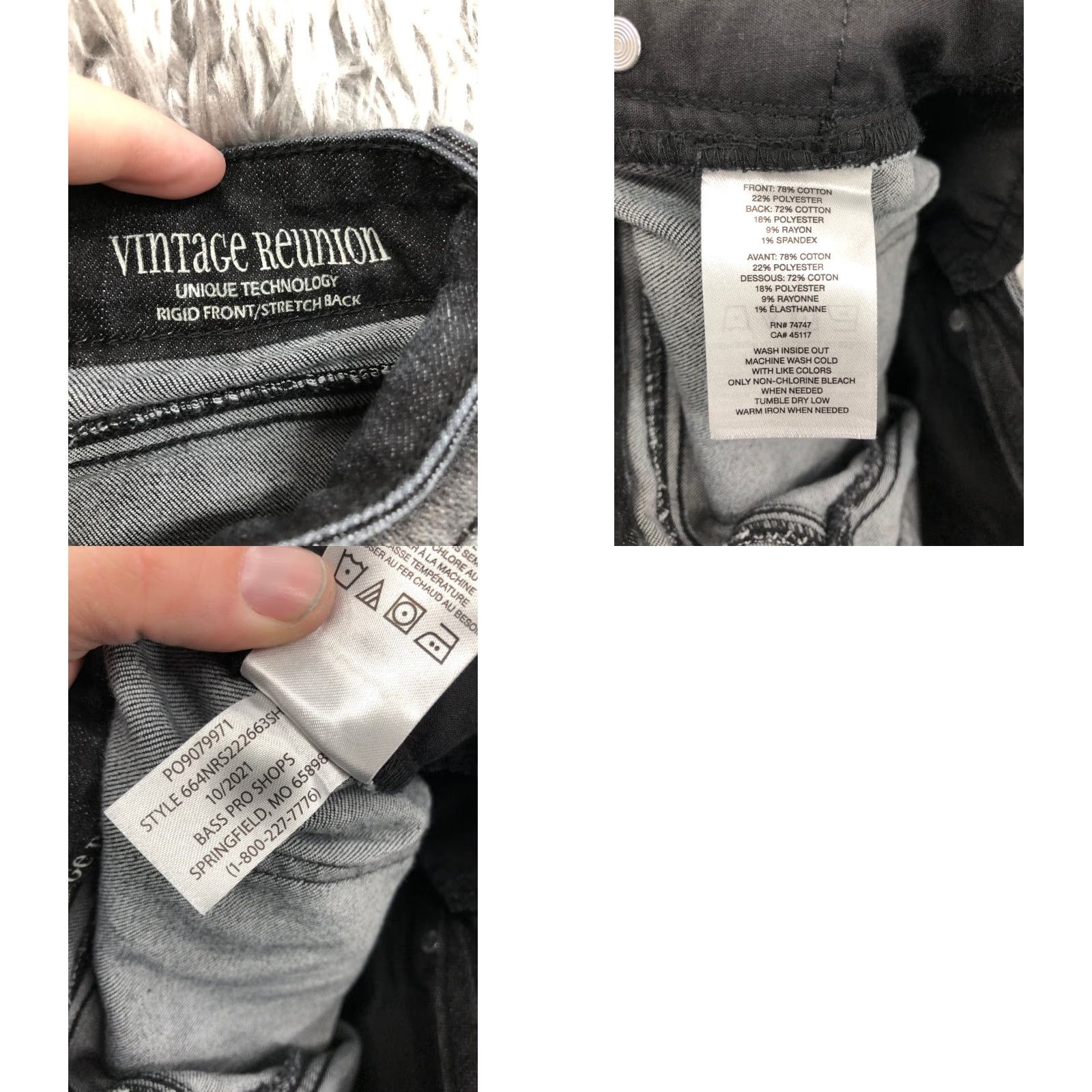 Vintage Natural Reflections Shorts Bermuda Denim Dark Wash Black 2 Womens Mid Rise 27 in 6 in Inseam 5-Pocket Style Casual Size 26" / US 2 / IT 38 - 8 Thumbnail