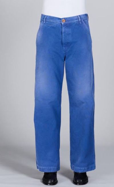 Marni o1w1db10125 Overdyed Trousers in Blue Size US 30 / EU 46 - 1 Thumbnail