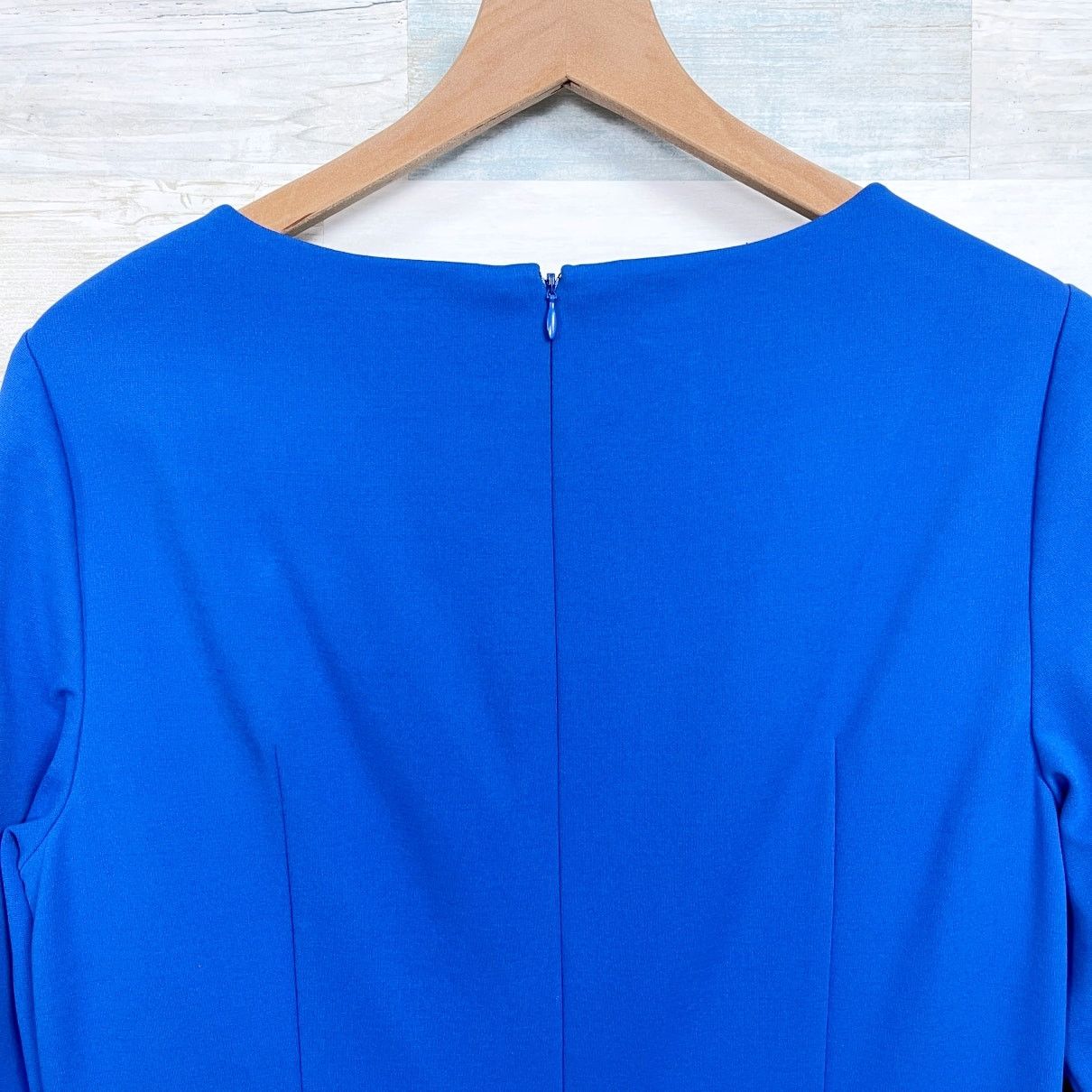 Other CARLISLE Colorblock Ponte Sheath Dress Blue Black Womens 12 Size XL / US 12-14 / IT 48-50 - 4 Thumbnail