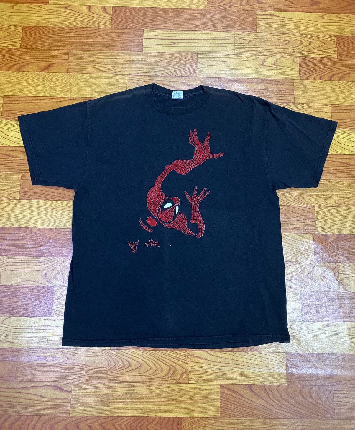 Marvel Comics × Vintage Vintage y2k Spiderman Tee Size US XL / EU 56 / 4 - 1 Thumbnail