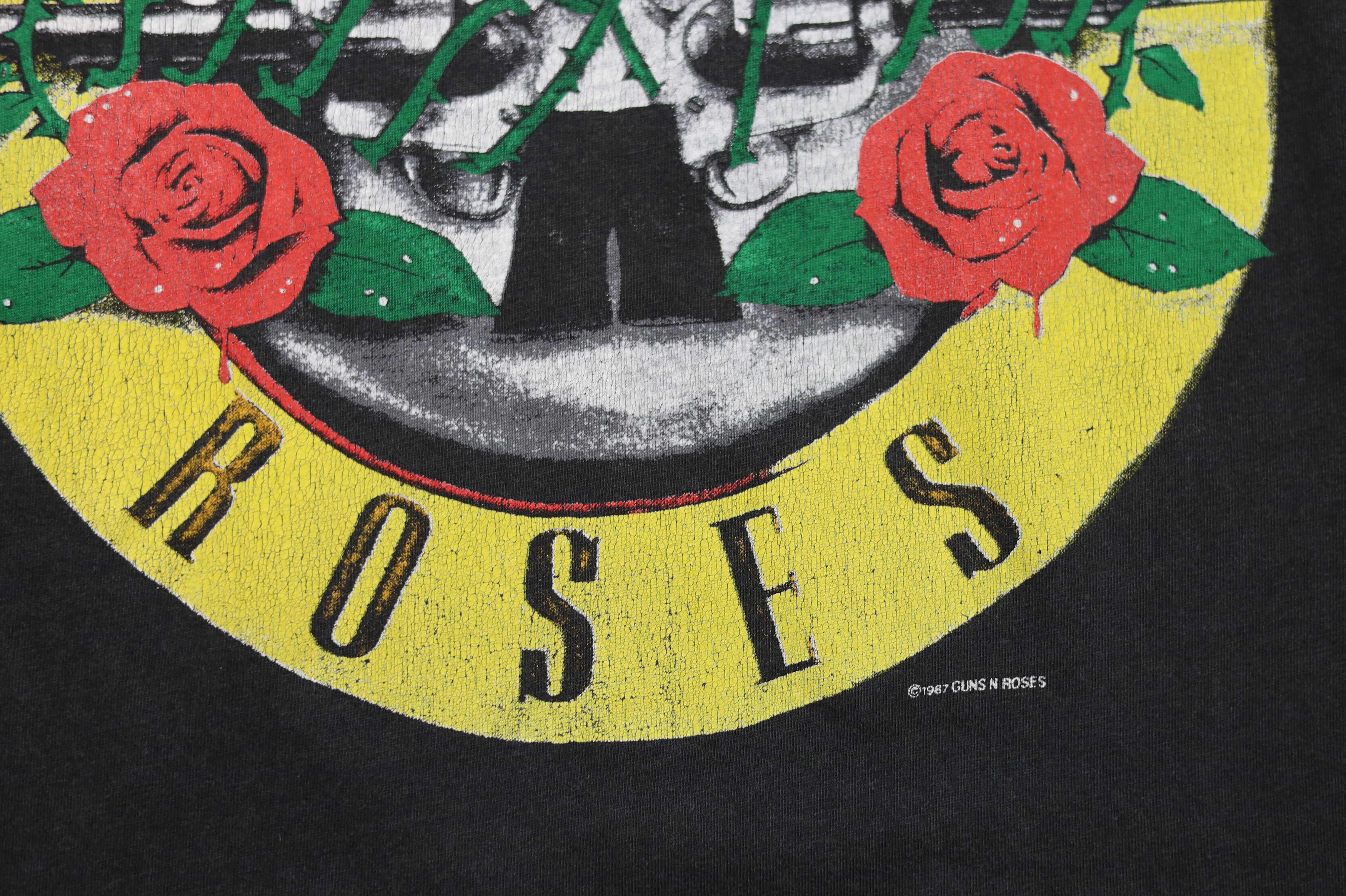 Guns N' Roses Vintage 1987 Guns N Roses Was Here Appetite for Destruction Size US XL / EU 56 / 4 - 3 Thumbnail