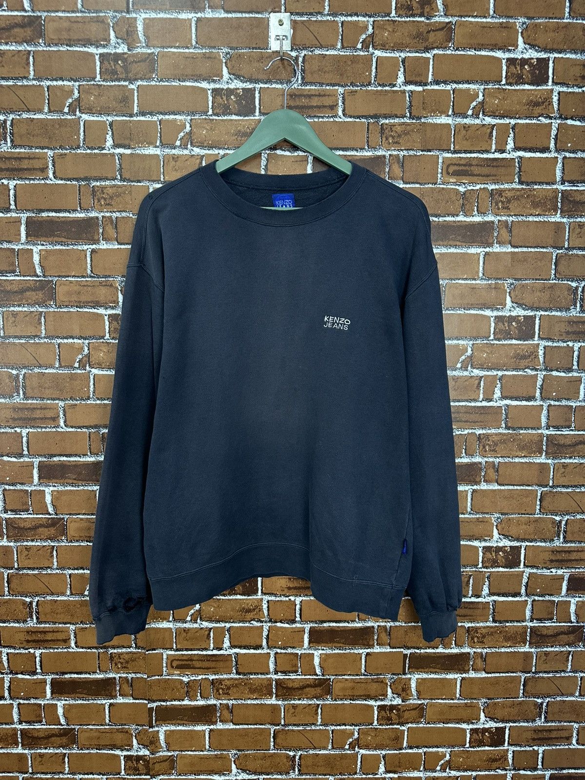 Kenzo Vintage Kenzo Jeans Sunfaded Sweatshirt Z451 Size US L / EU 52-54 / 3 - 1 Thumbnail