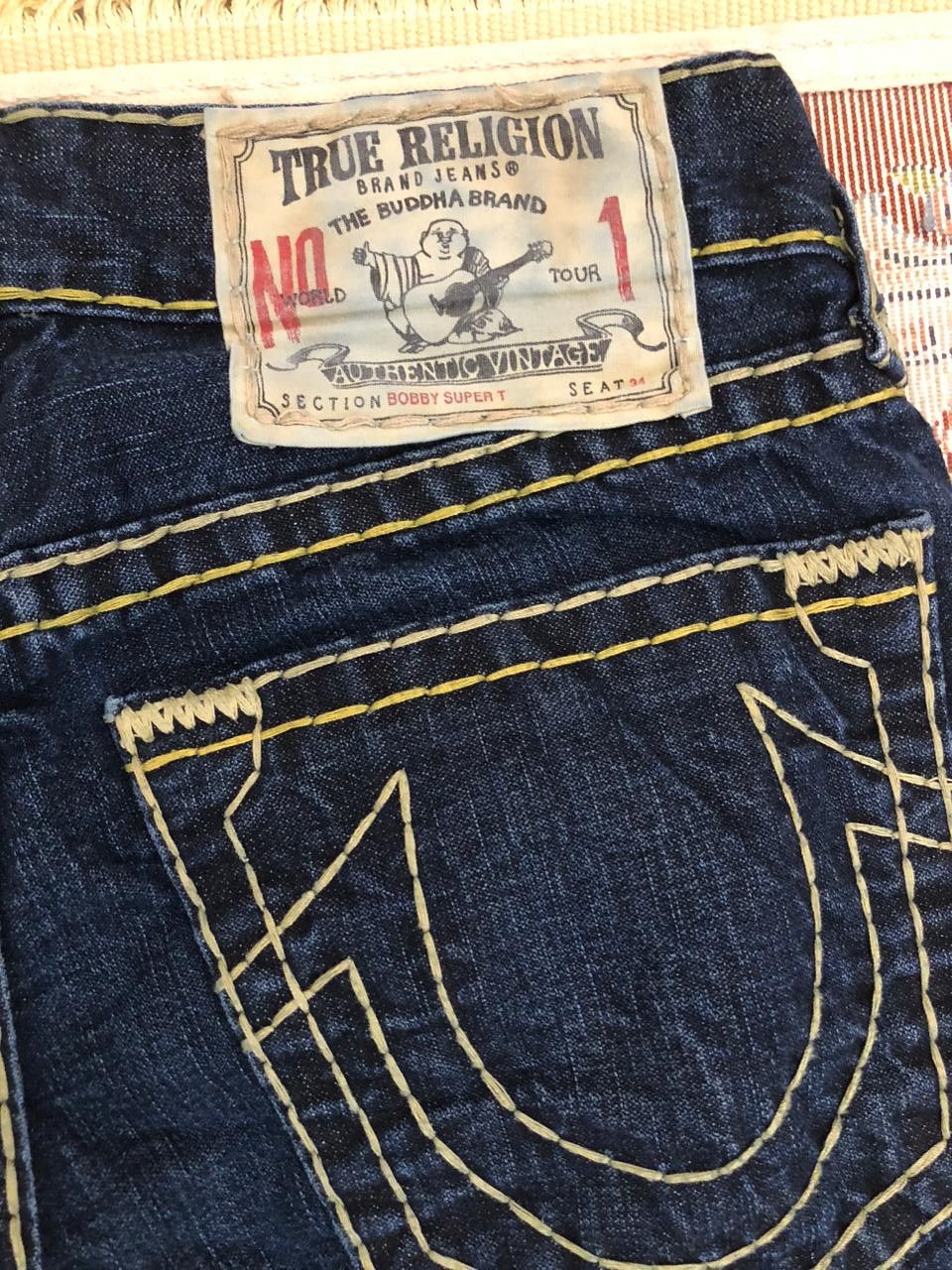 True Religion True Religion Jeans 30X34 Bobby Super T Thick Stitch Size US 30 / EU 46 - 7 Thumbnail