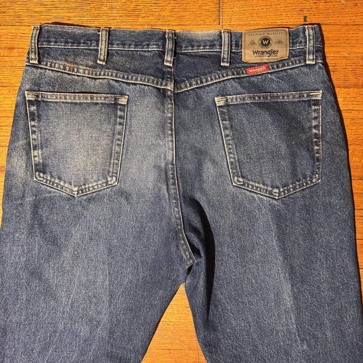 Wrangler Vintage Wrangler Premium Quality Mid Washed W38 L32 Size US 38 / EU 54 - 4 Thumbnail