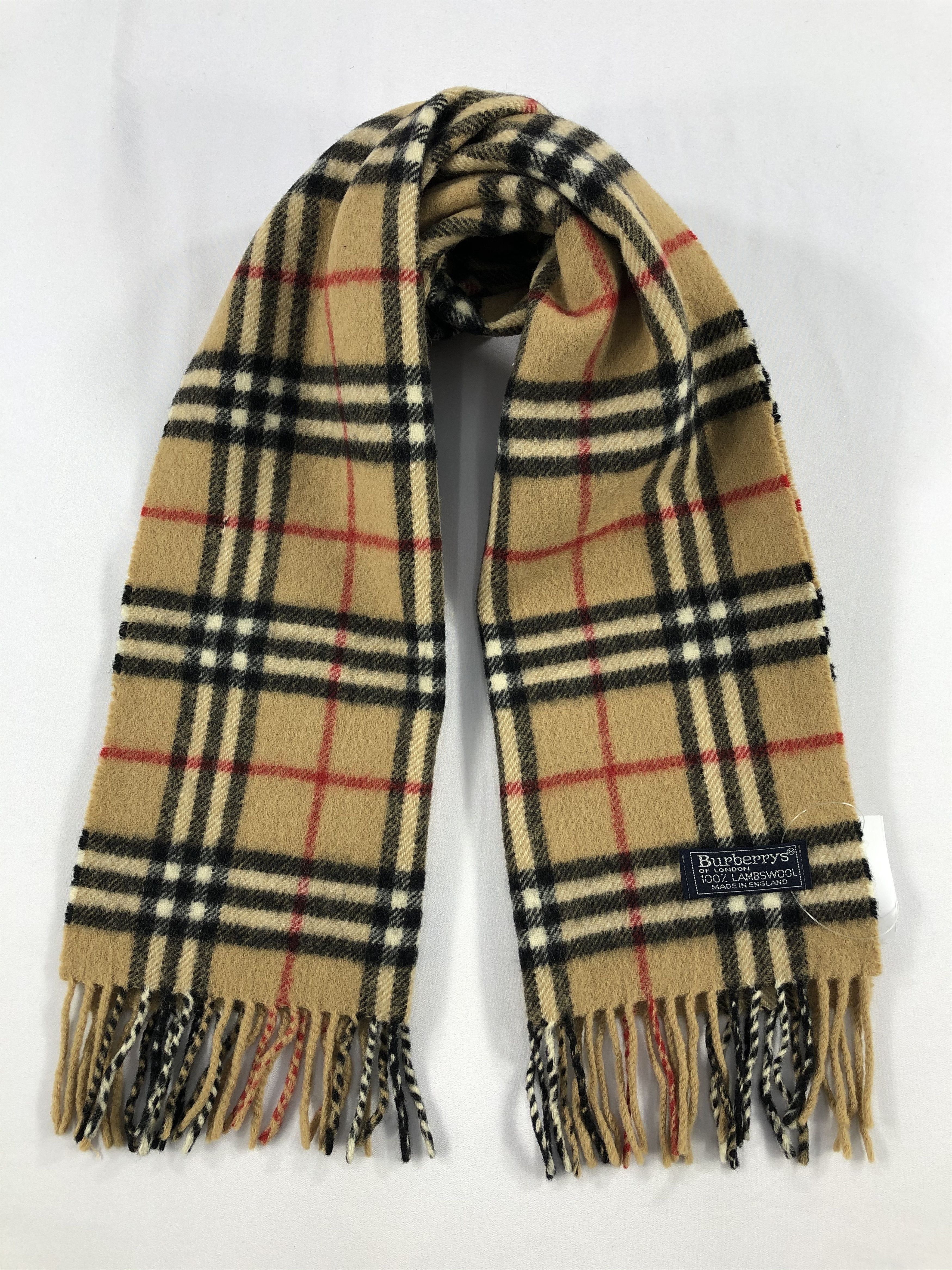 Vintage Burberry Scarf/Muffler/Neckwear MF1805