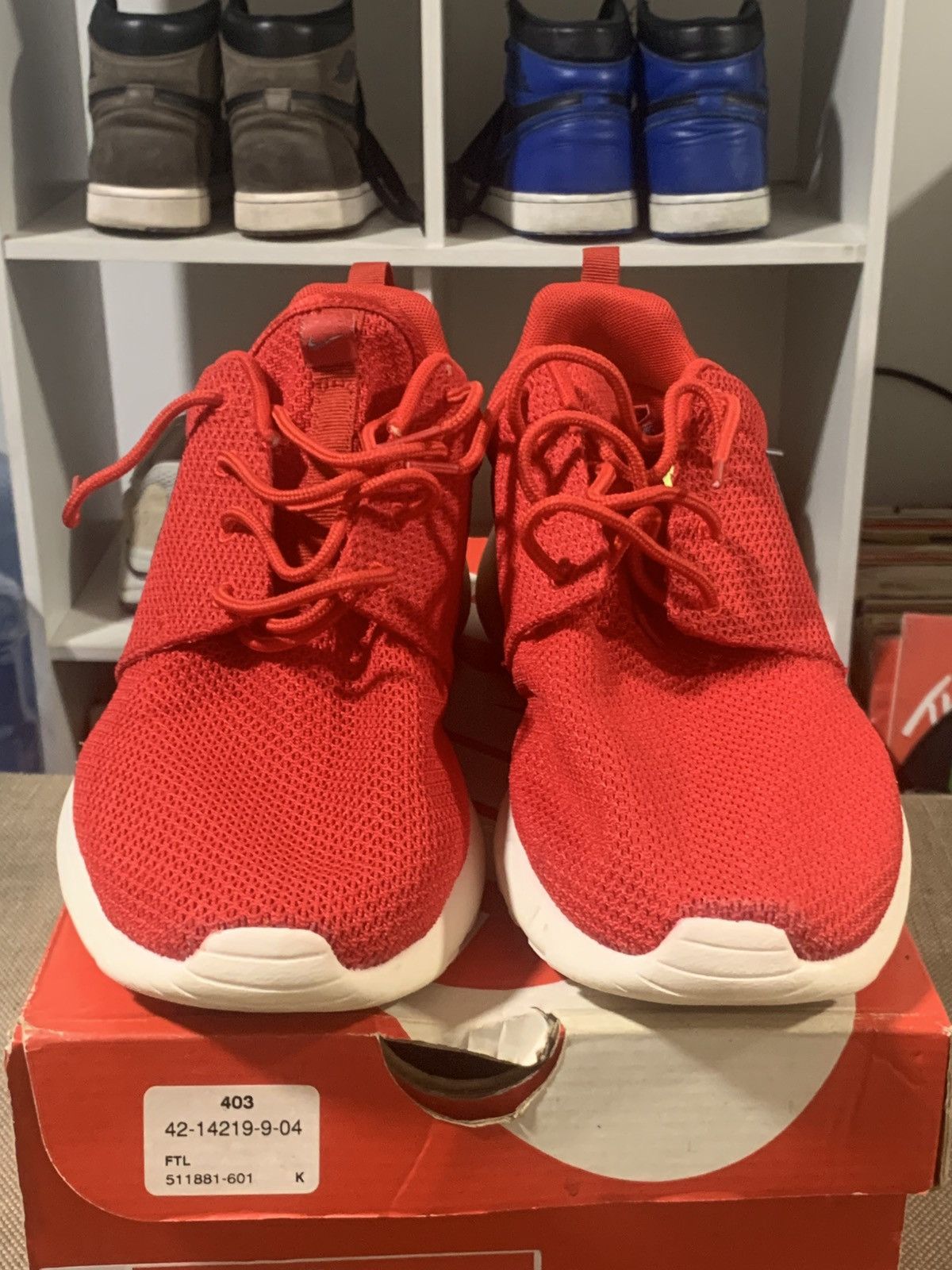 Nike Nike Roshe Run Sport Red/Cool Grey/Sail Size 9 OG ALL Size US 9 / EU 42 - 2 Thumbnail