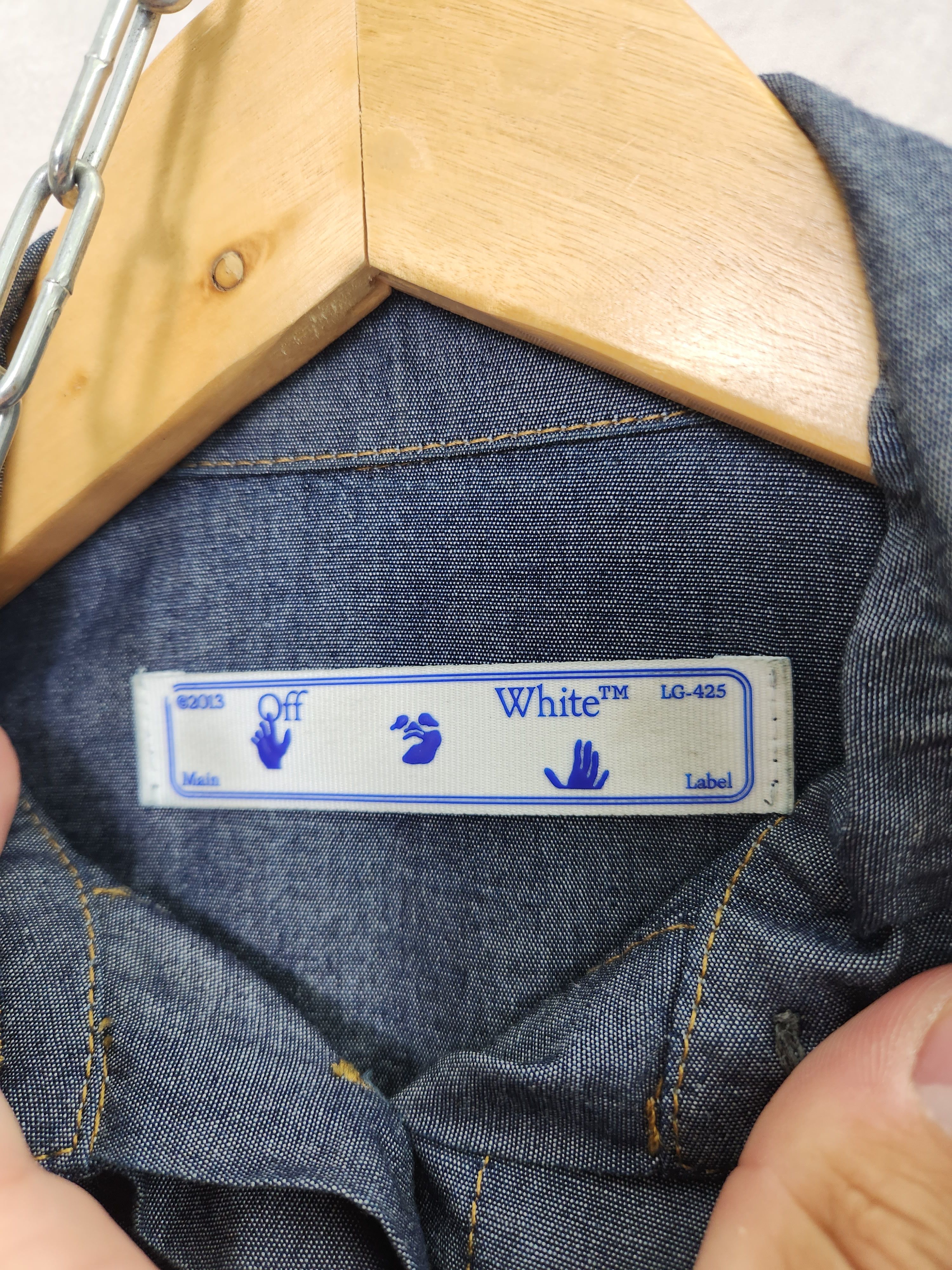 Off-White Off white c/o Virgil abloh staff garment 2013 denim shirt Size M / US 6-8 / IT 42-44 - 12 Thumbnail