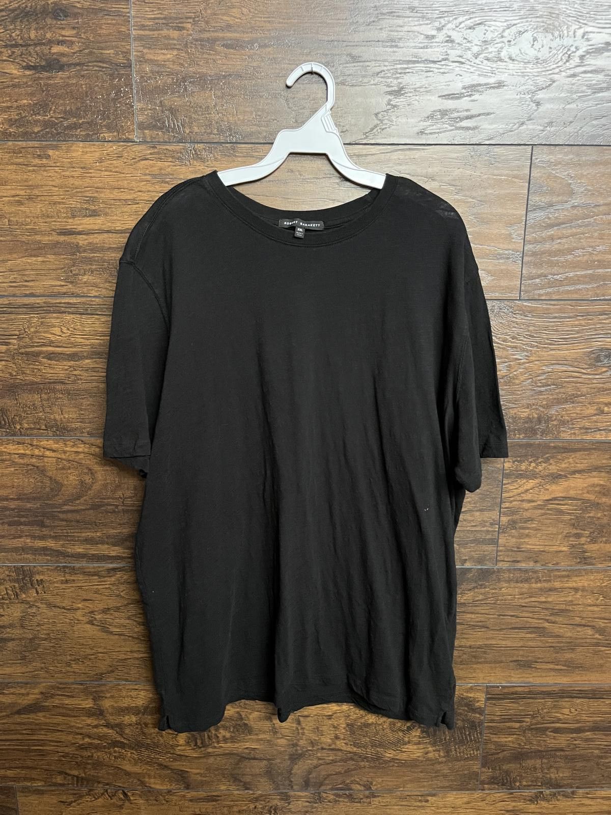 Robert Barakett T-shirt Robert Barakett Plain Black Pima Tee - XXL Size US XXL / EU 58 / 5 - 1 Thumbnail