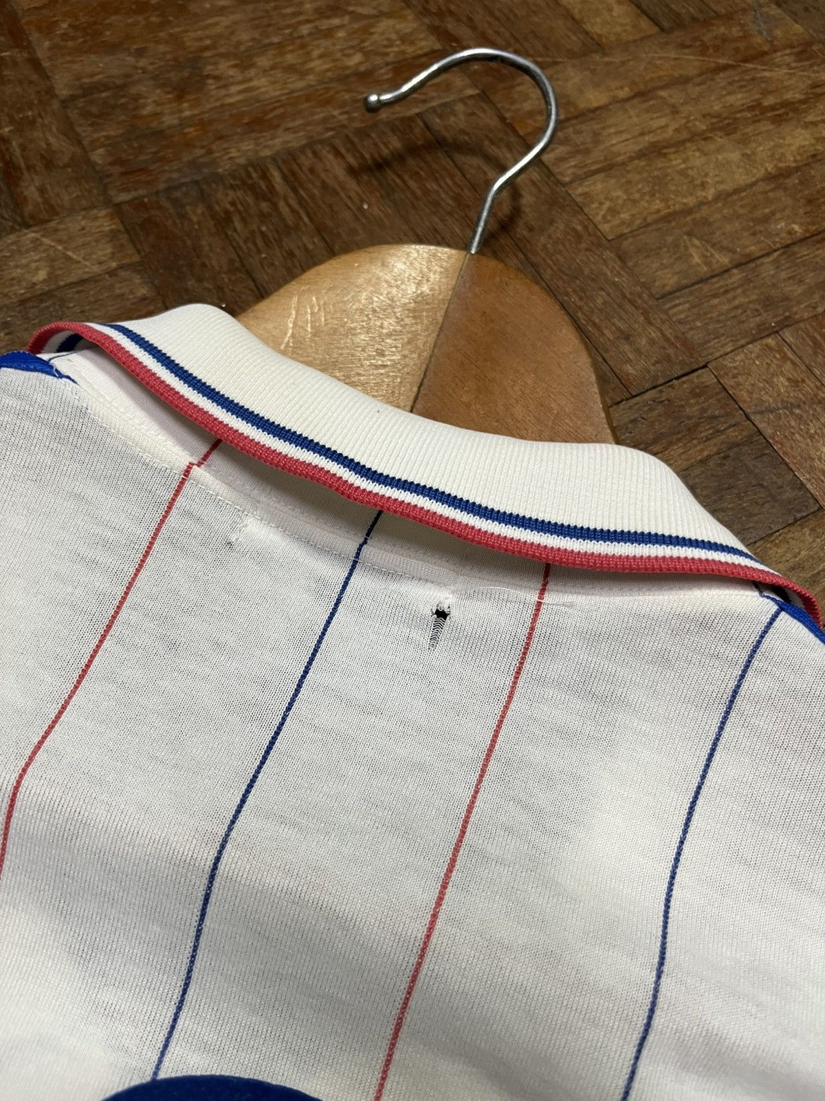Adidas Vintage 1980s Adidas MSC France Away Kit Longsleeve Jersey Size US S / EU 44-46 / 1 - 15 Thumbnail