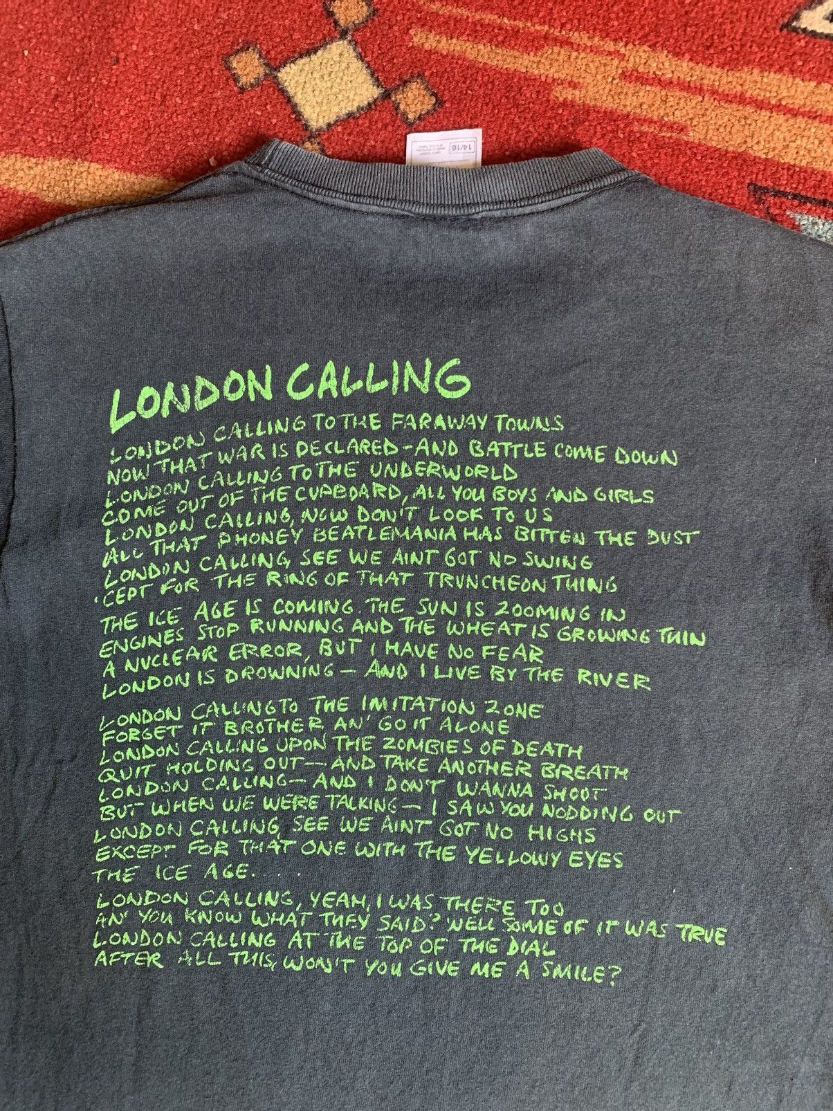 Band Tees The Clash "London Calling" Size US S / EU 44-46 / 1 - 7 Thumbnail