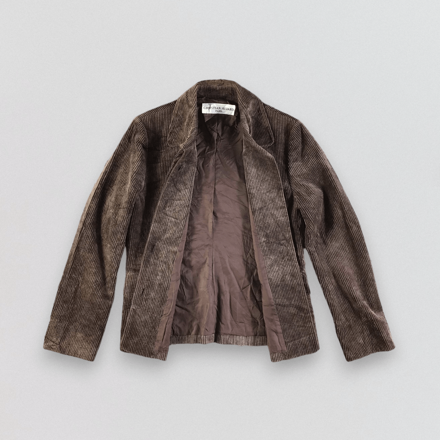 Vintage Christian Aujard Corduroy Coat Jacket Size US S / EU 44-46 / 1 - 3 Thumbnail
