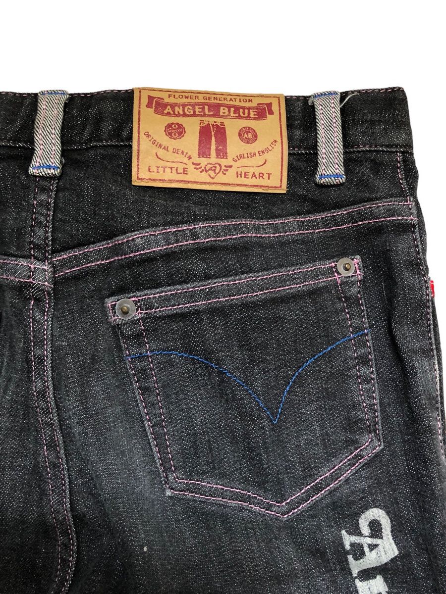 Angel Blue × Hysteric Glamour × Japanese Brand Japanese Brand Angel Blue Patchwok Jeans Size 27" / US 4 / IT 40 - 11 Thumbnail