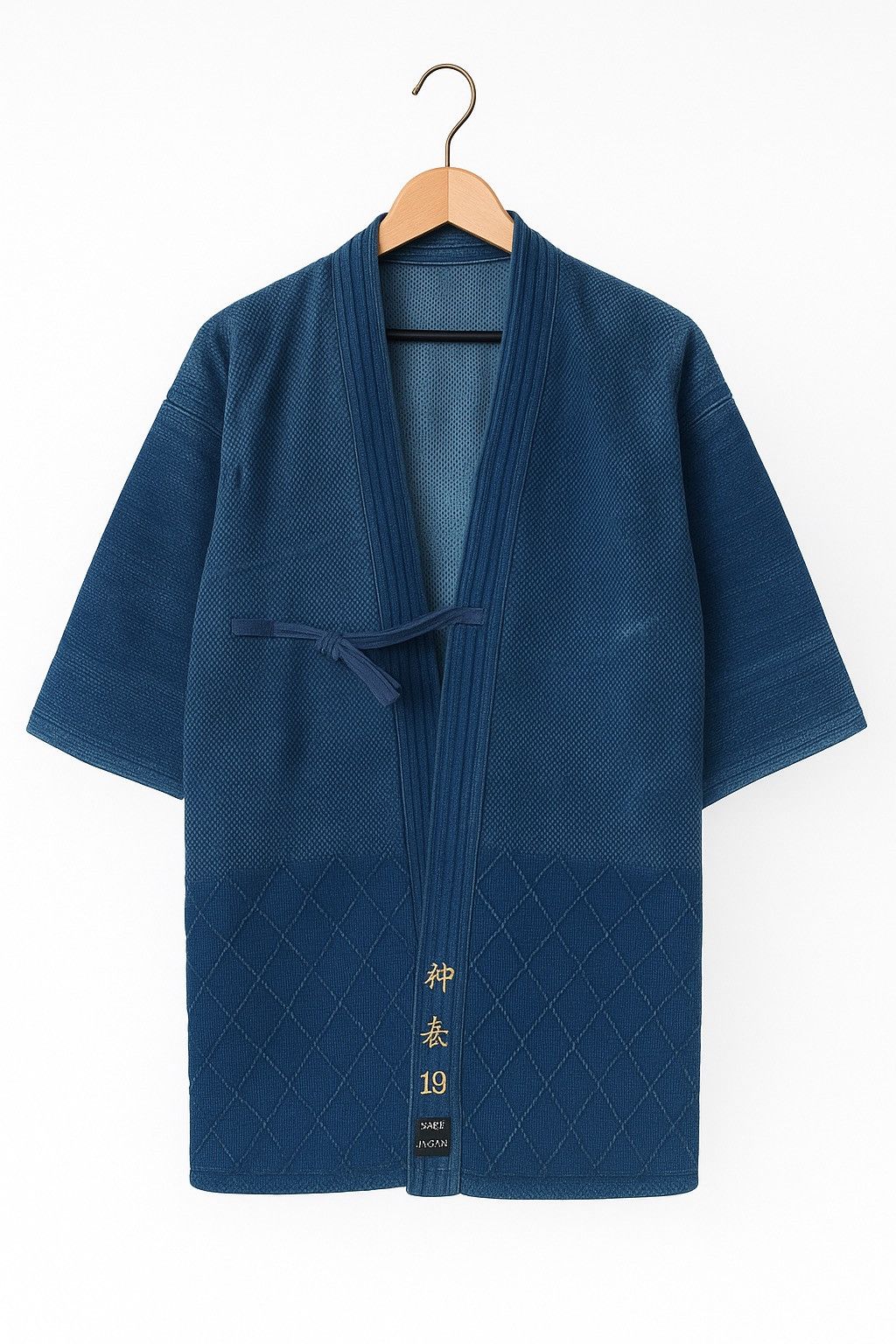 Indigo Vintage Indigo Kendo Gi Jacket | Traditional Keikogi | Boro Size US M / EU 48-50 / 2 - 2 Thumbnail