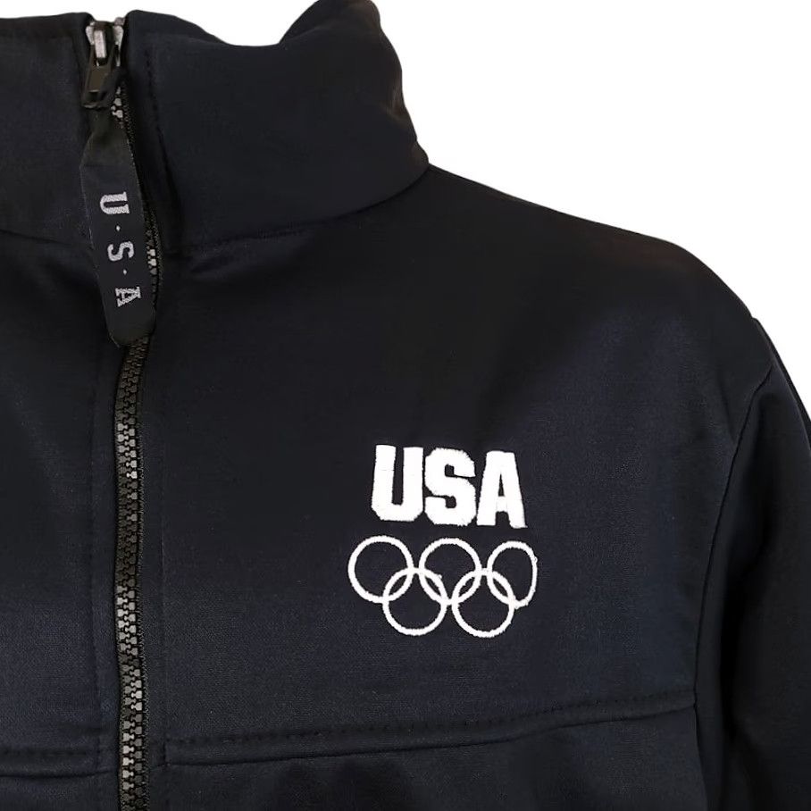 Vintage VINTAGE United States Olympic Committee Jacket Mens M 90s Made In USA White/Black Bomber Olympics Mens Size US M / EU 48-50 / 2 - 3 Thumbnail