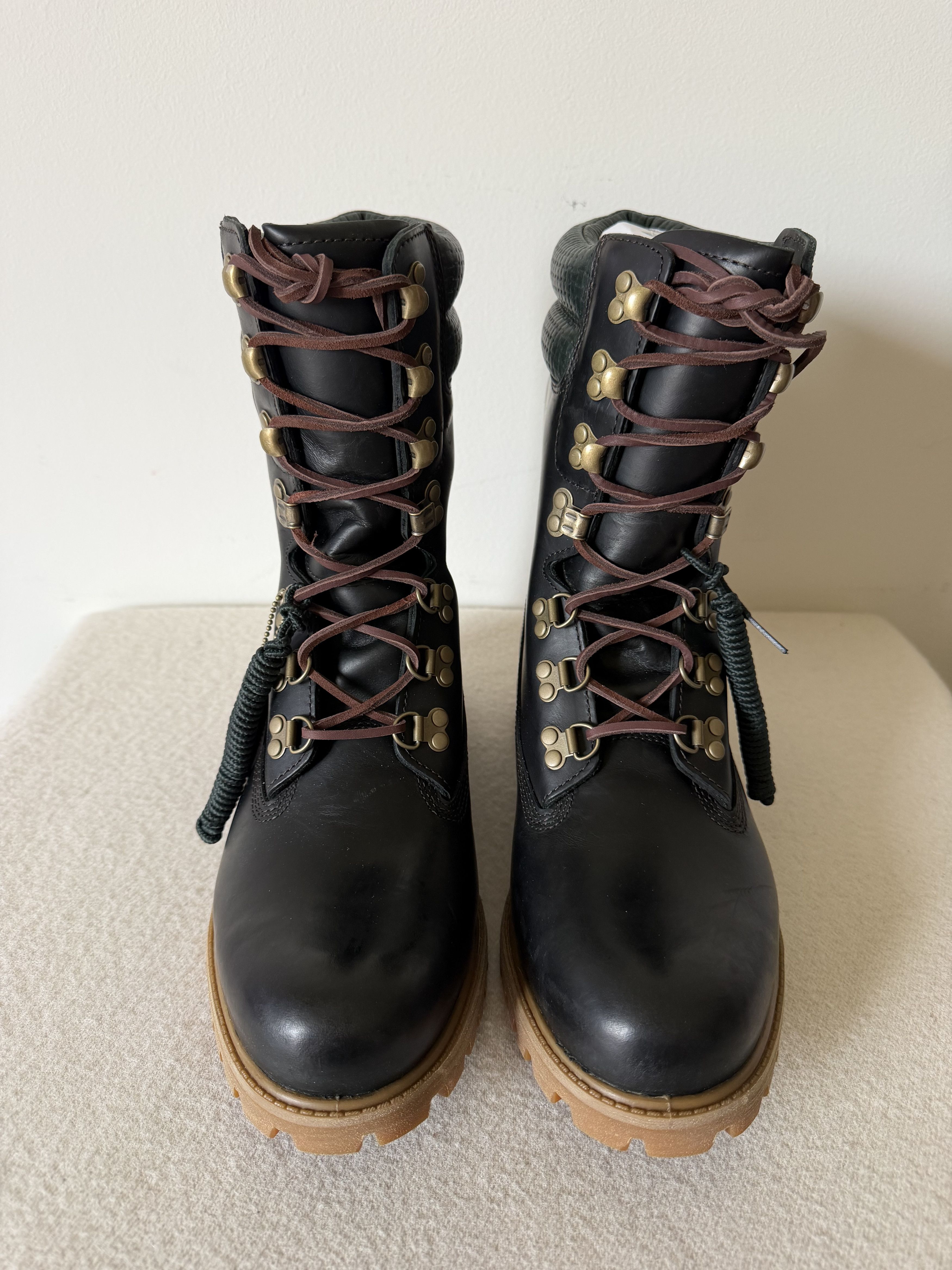 Timberland Timberland Premium Waterproof Super Boots Dark Green Leather Size US 10 / EU 43 - 4 Thumbnail