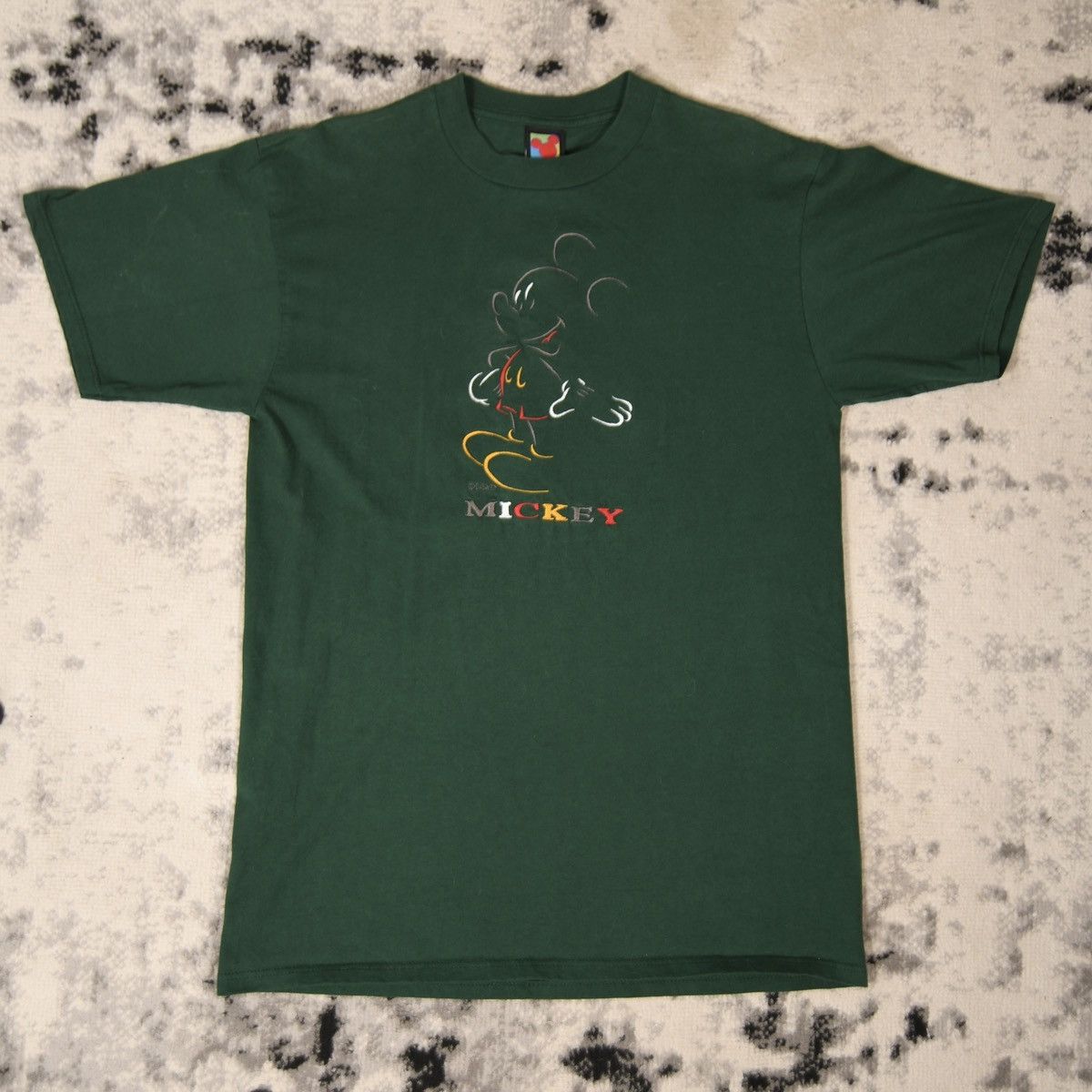 Disney × Mickey Mouse × Vintage Vintage Mickey Mouse Unlimited Embroidered T-Shirt Size US L / EU 52-54 / 3 - 1 Thumbnail