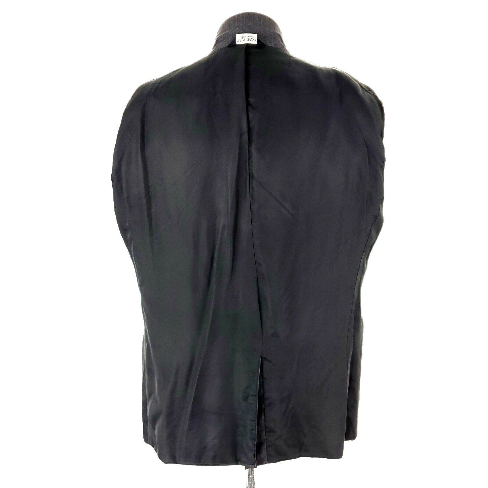 Jos. A. Bank Jos A Bank Wool 2 Button Signature Collection Blazer 44R Gra Size 44R - 11 Thumbnail