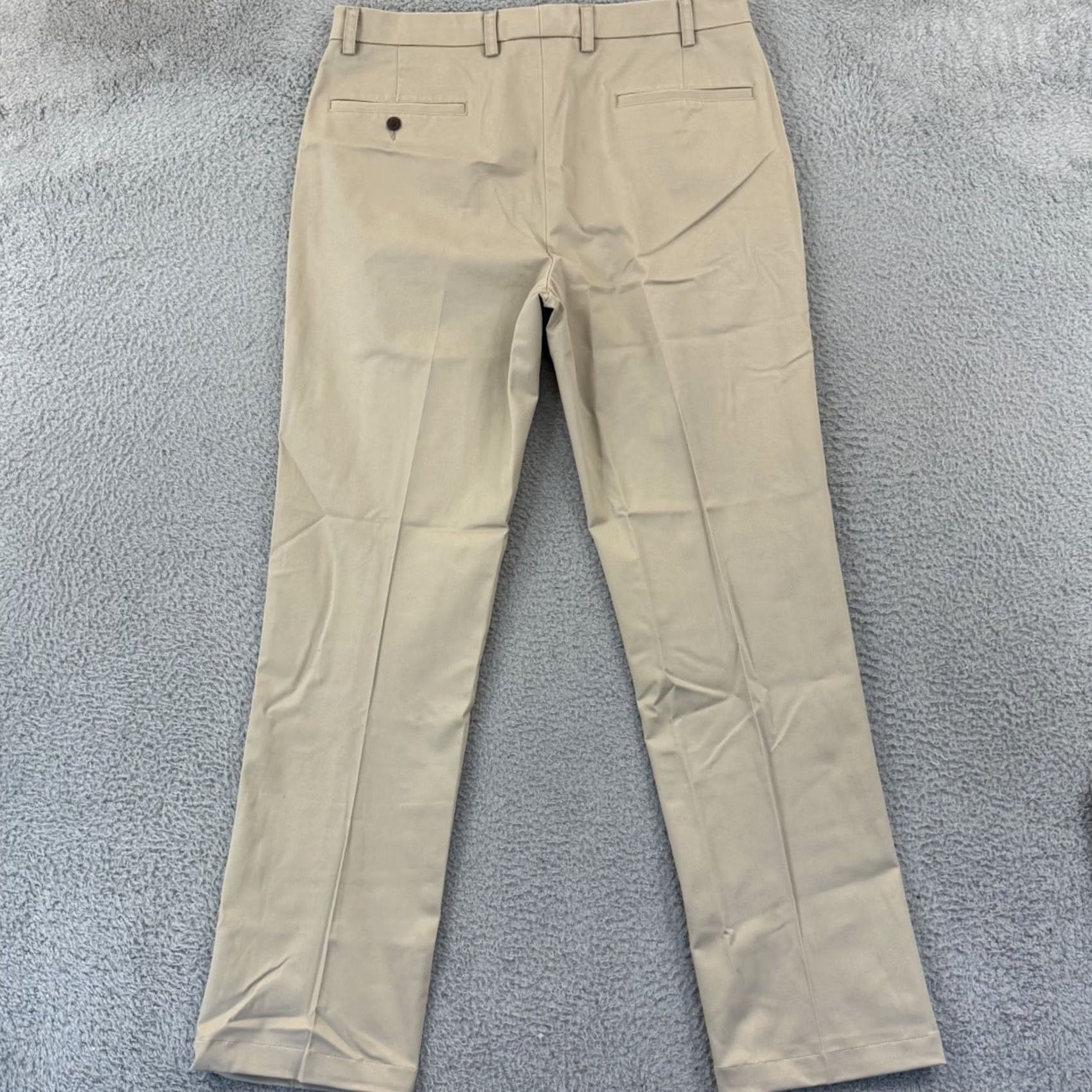 Orvis Orvis Pants Men’s 35 X 34 Beige Khaki Pleated Twill Chino Outdoor Casual Regular Size US 35 - 7 Thumbnail