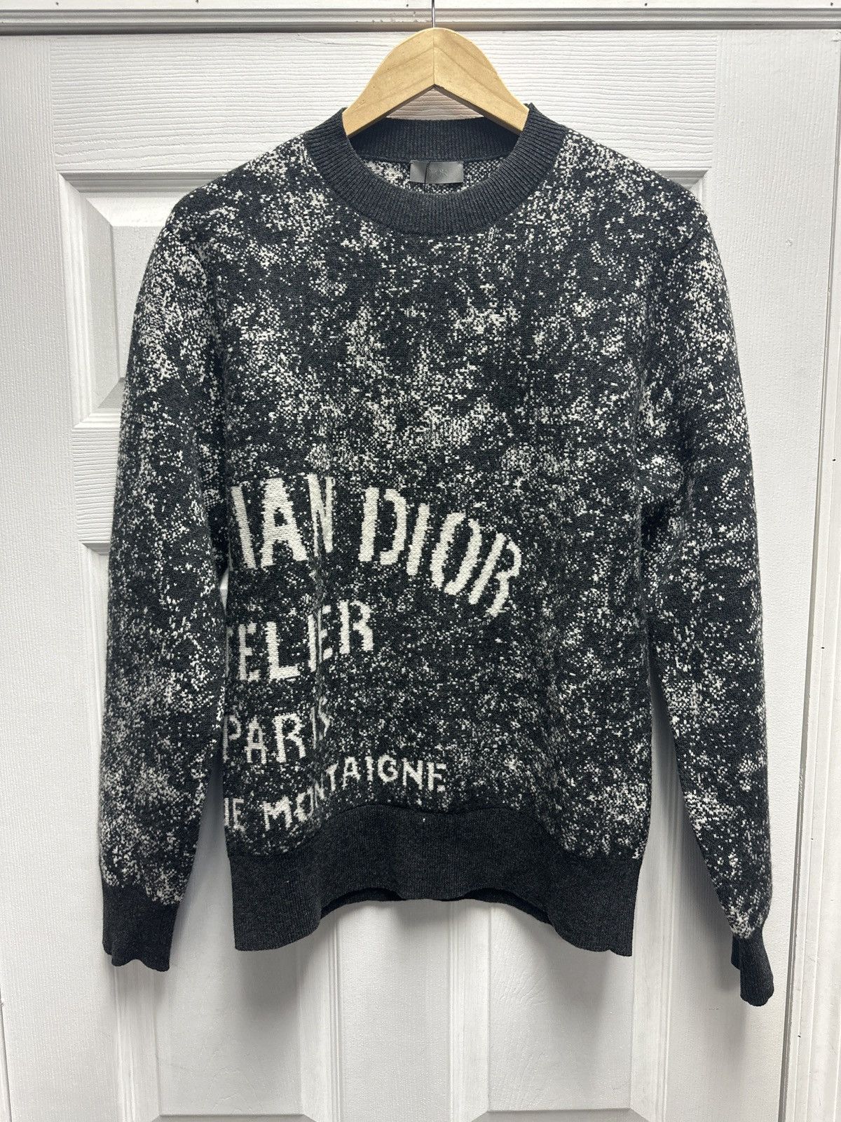 Dior Dior Ateleir Knitted Crewneck Grey White Size US XS / EU 42 / 0 - 1 Thumbnail
