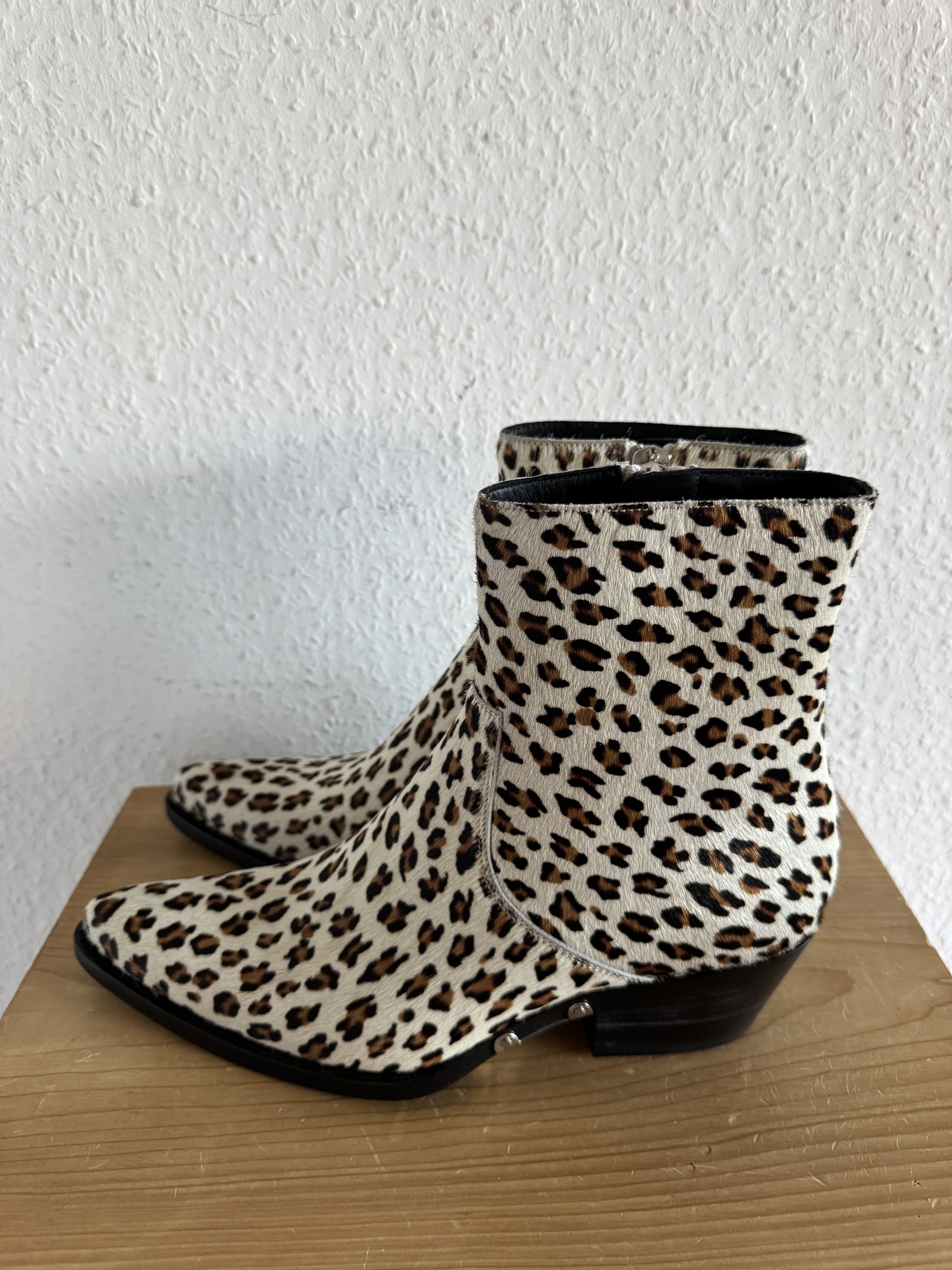 Calvin Klein 205W39NYC Pony Hair Spazzolato Ankle Boots Size US 8 / EU 41 - 3 Thumbnail