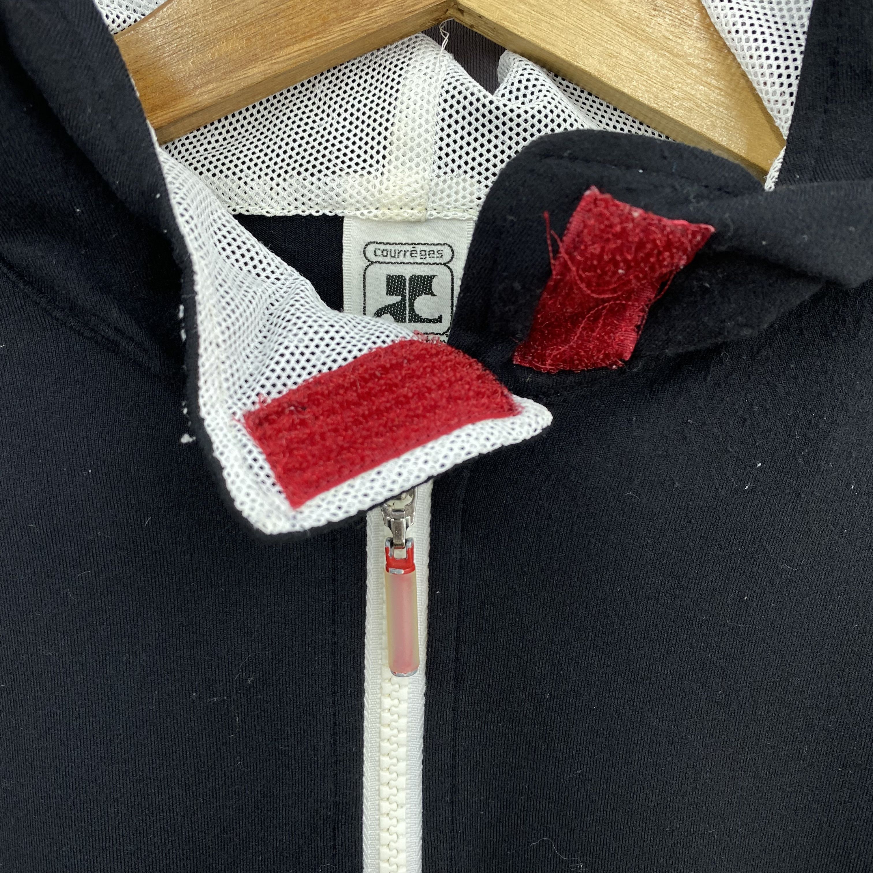 Courreges Vintage 90s Courreges Paris Sport Futur Hoodie Zip Jacket Size S / US 4 / IT 40 - 7 Thumbnail