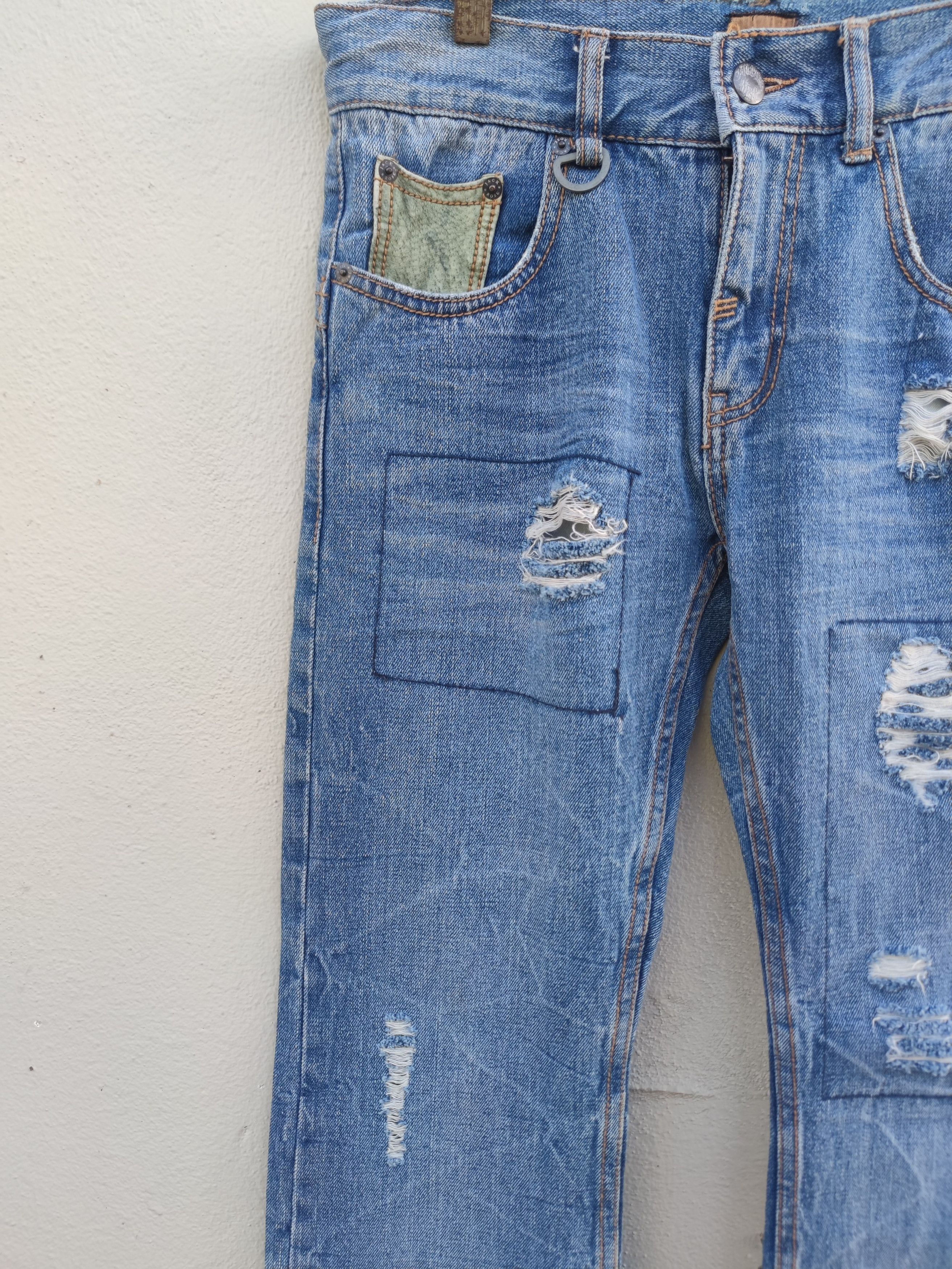 JACKROSE JACKROSE Distressed Design Flare Jean Size US 31 - 4 Thumbnail