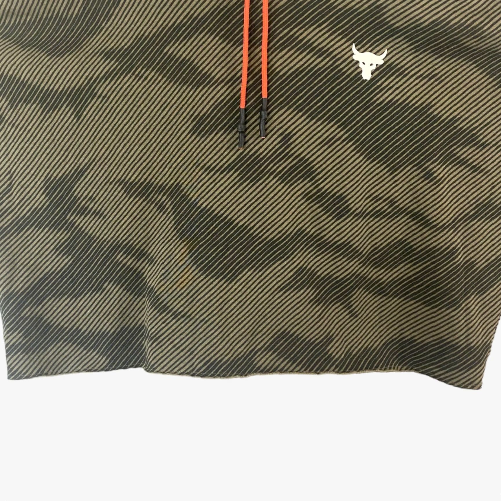 Under Armour VINTAGE Under Armour Project Rock Hoodie Sleeveless Crop Green Camo Womens Medium New Size M / US 6-8 / IT 42-44 - 7 Thumbnail