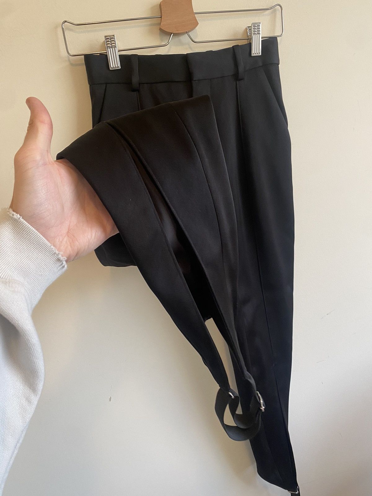 Y/Project Y/Project Stirrup Black Pants Sky Trousers Rise Size 24" / US 00 / IT 34 - 9 Thumbnail