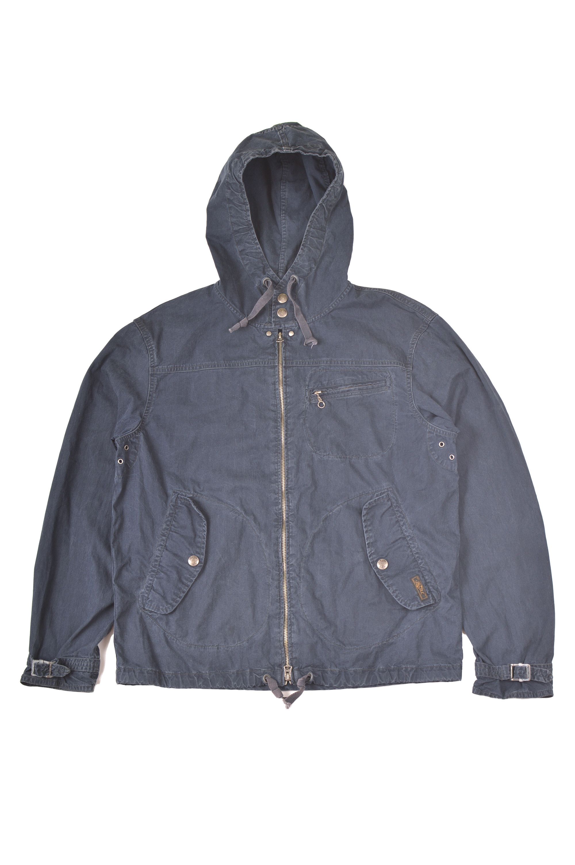 Polo Ralph Lauren × Ralph Lauren × Vintage Polo Ralph Lauren Vintage Blue Bomber Full-Zip Jacket Size US M / EU 48-50 / 2 - 1 Thumbnail