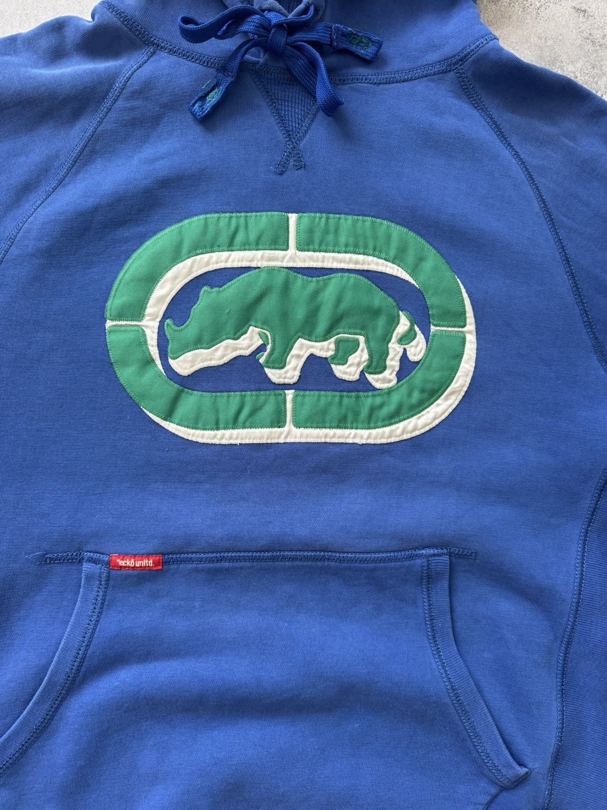 Ecko Unltd. Vintage Ecko UNLTD Baggy Blue Hoodie size L Size US L / EU 52-54 / 3 - 6 Thumbnail