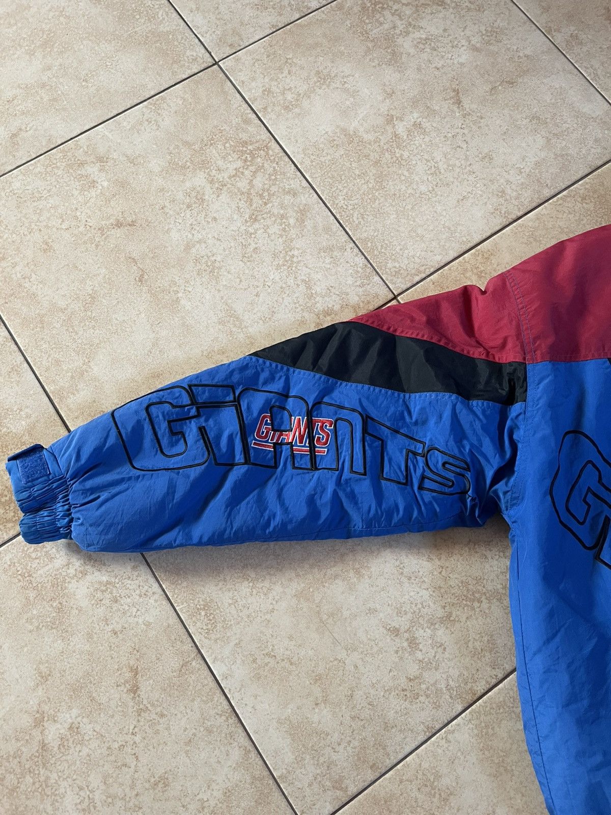 NFL × Vintage Vintage NFL GIANTS bomber jacket 90s 80s Size US M / EU 48-50 / 2 - 7 Thumbnail