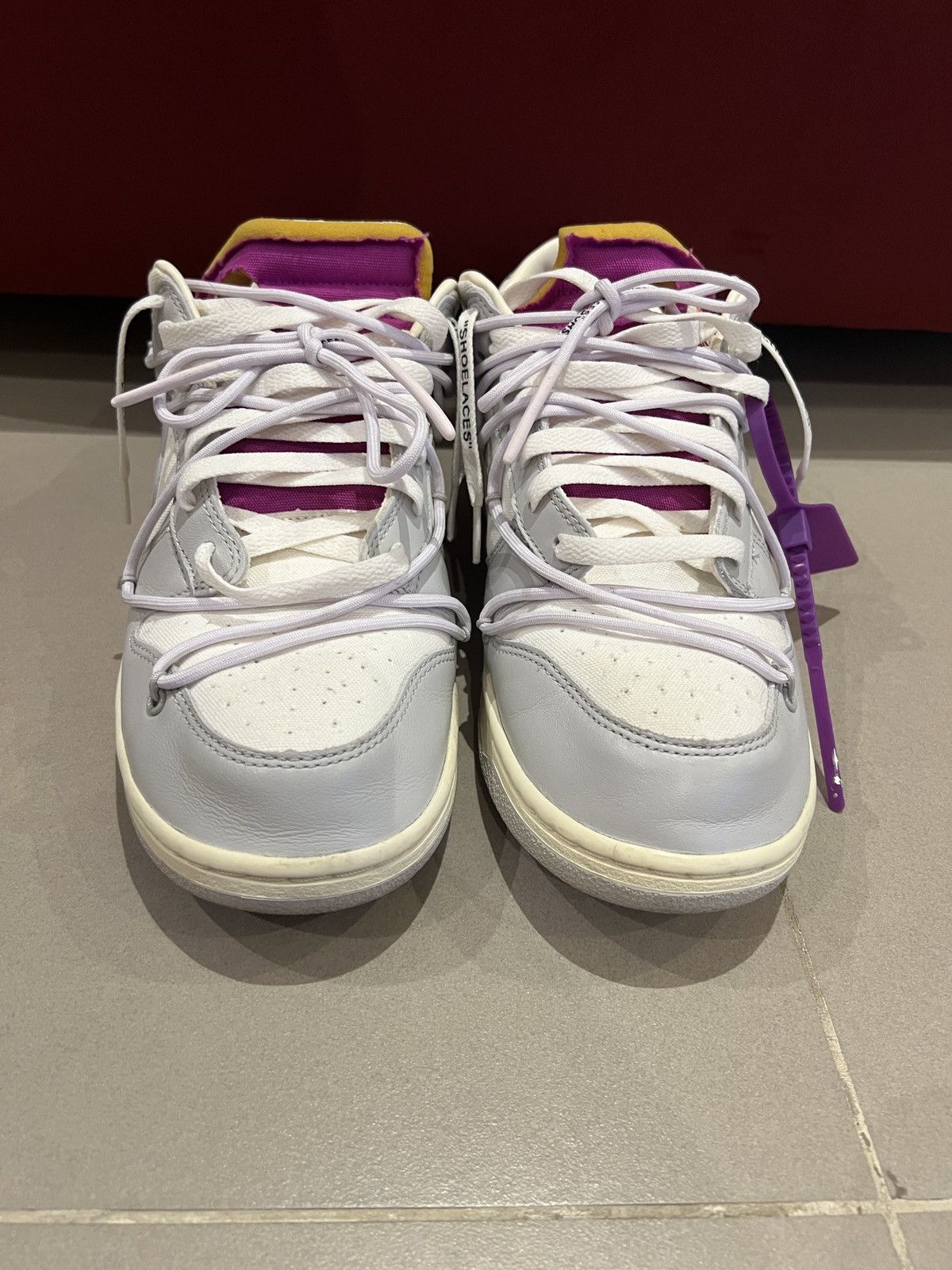 Nike × Off-White Nike Dunk Off White 3 of 50 Size US 12 / EU 45 - 4 Thumbnail