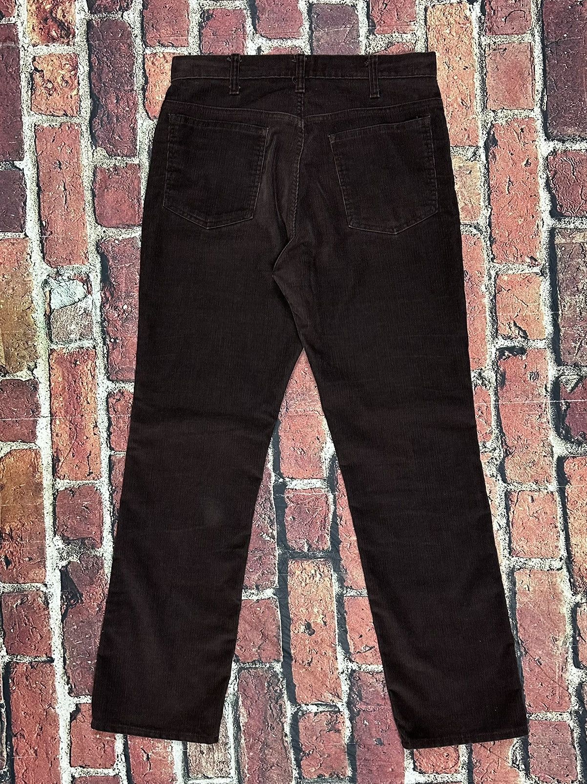 Levi's Vintage Levis 519 Corduroy Pants Talon 80s 33x30 Bootcut Size US 33 - 2 Thumbnail